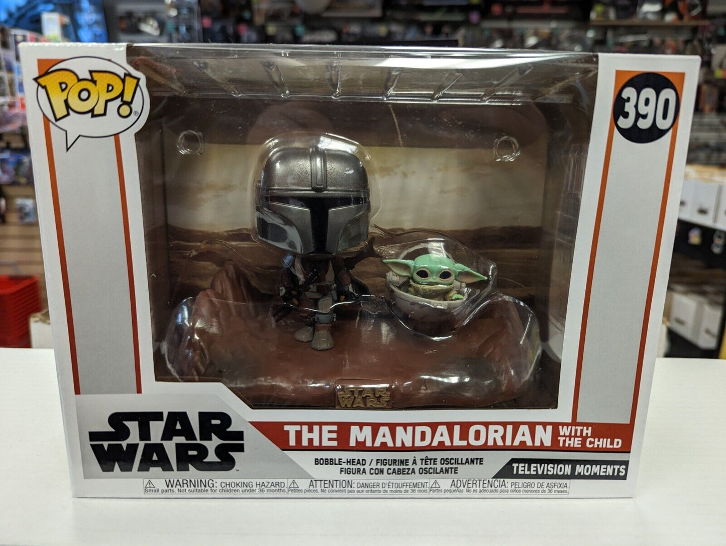 Funko Pop The Mandalorian With The Child 390