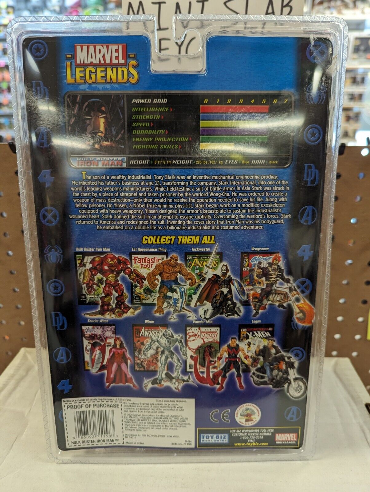 Marvel Legends Hulk Buster Iron Man Toy Biz Legendary Rider Series 2005