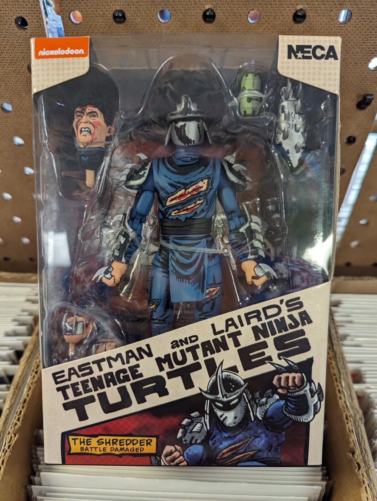 NECA TMNT Eastman And Laird's The Shredder Battle Damaged Action Figure