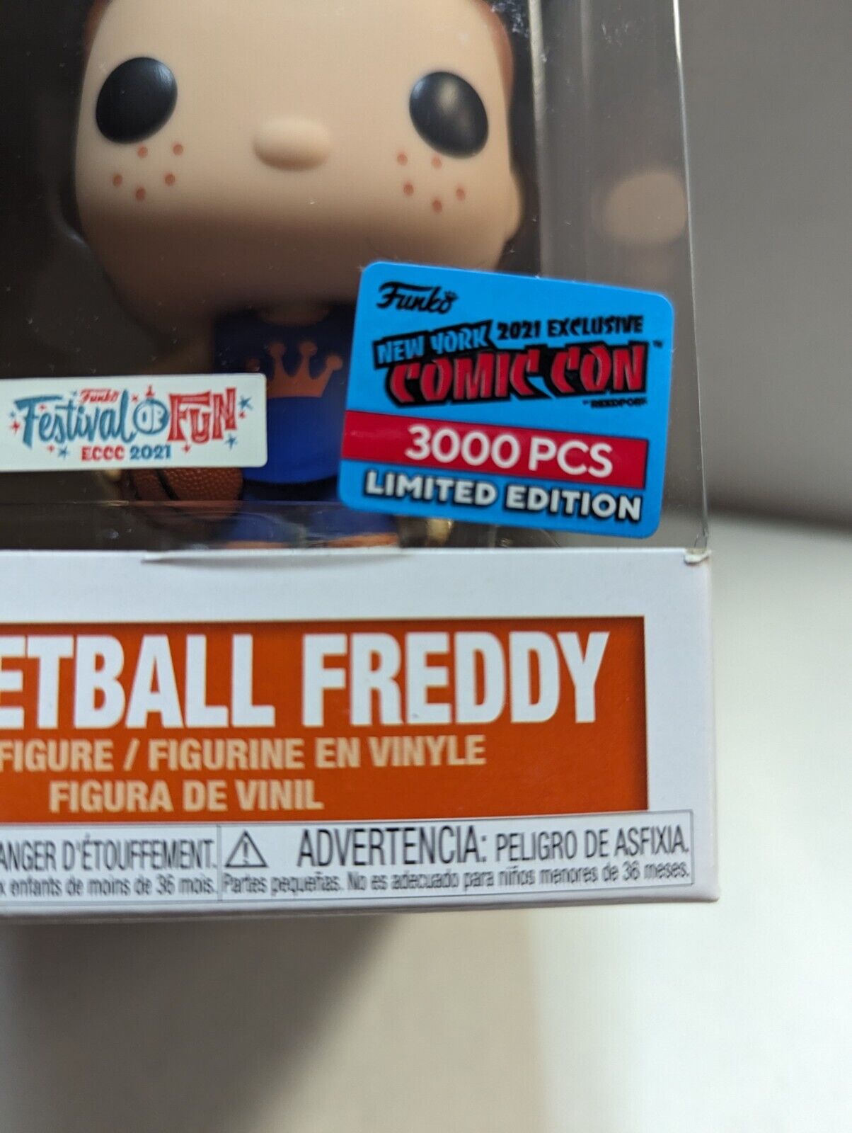 Funko Pop Basketball Freddy 182 New York Comic Con NYCC 2021 Exclusive