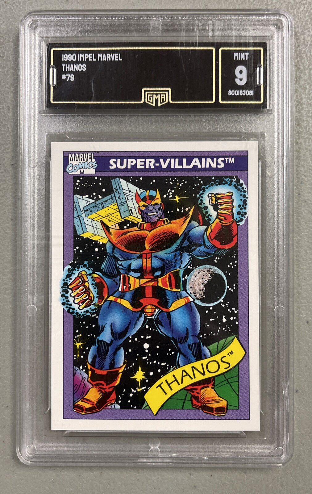 Marvel Super Heroes 1990 Thanos 79 GMA 9