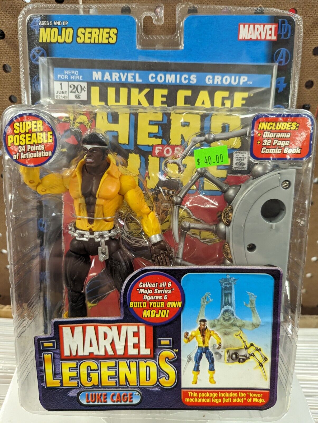 Marvel Legends Luke Cage Toy Biz 2006 Mojo BAF Series