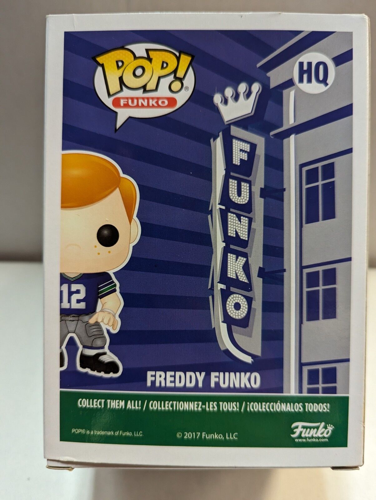 Funko Pop Football Throwback Freddy Funko HQ Exclusive