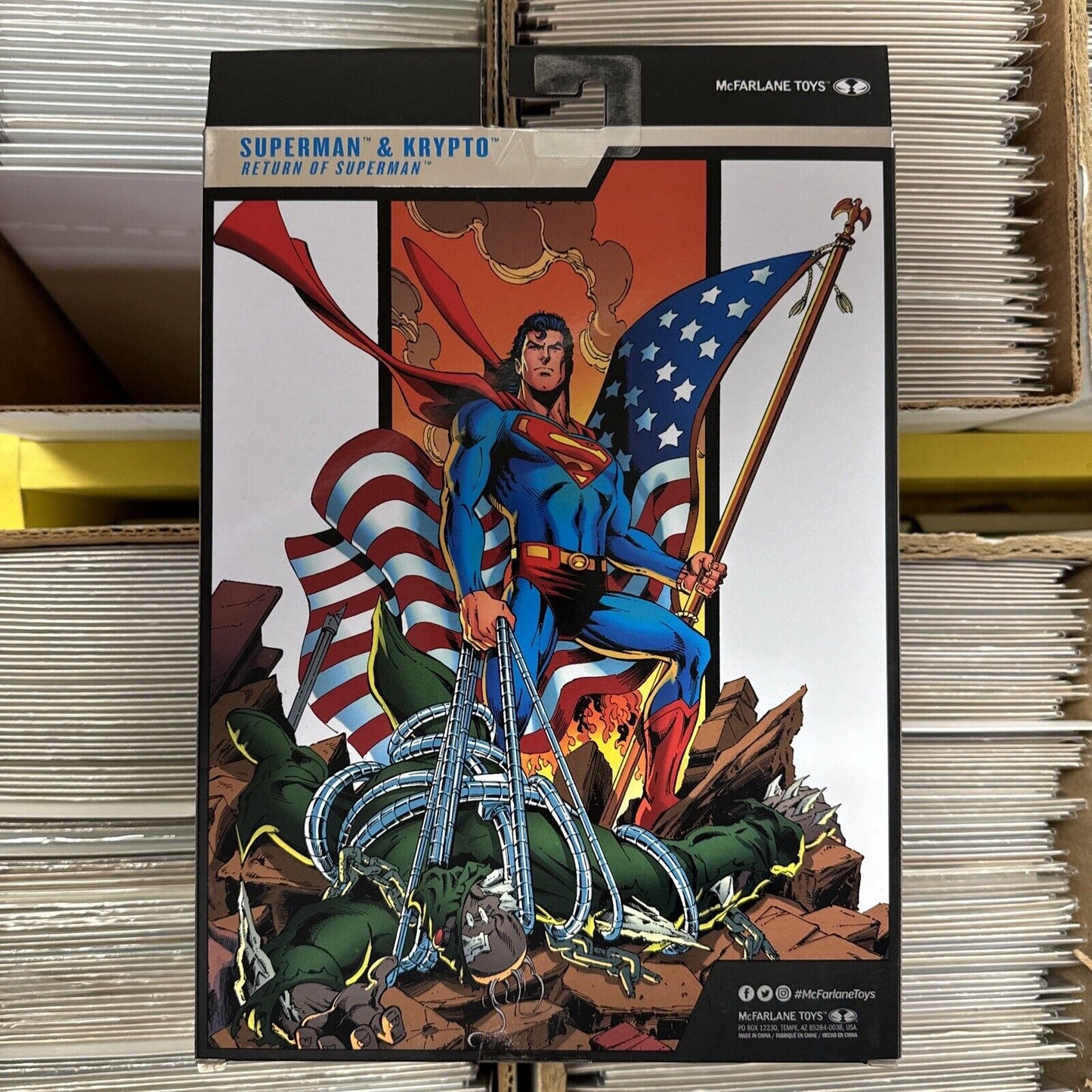 McFarlane DC Multiverse Superman & Krypto Platinum Edition Action Figure