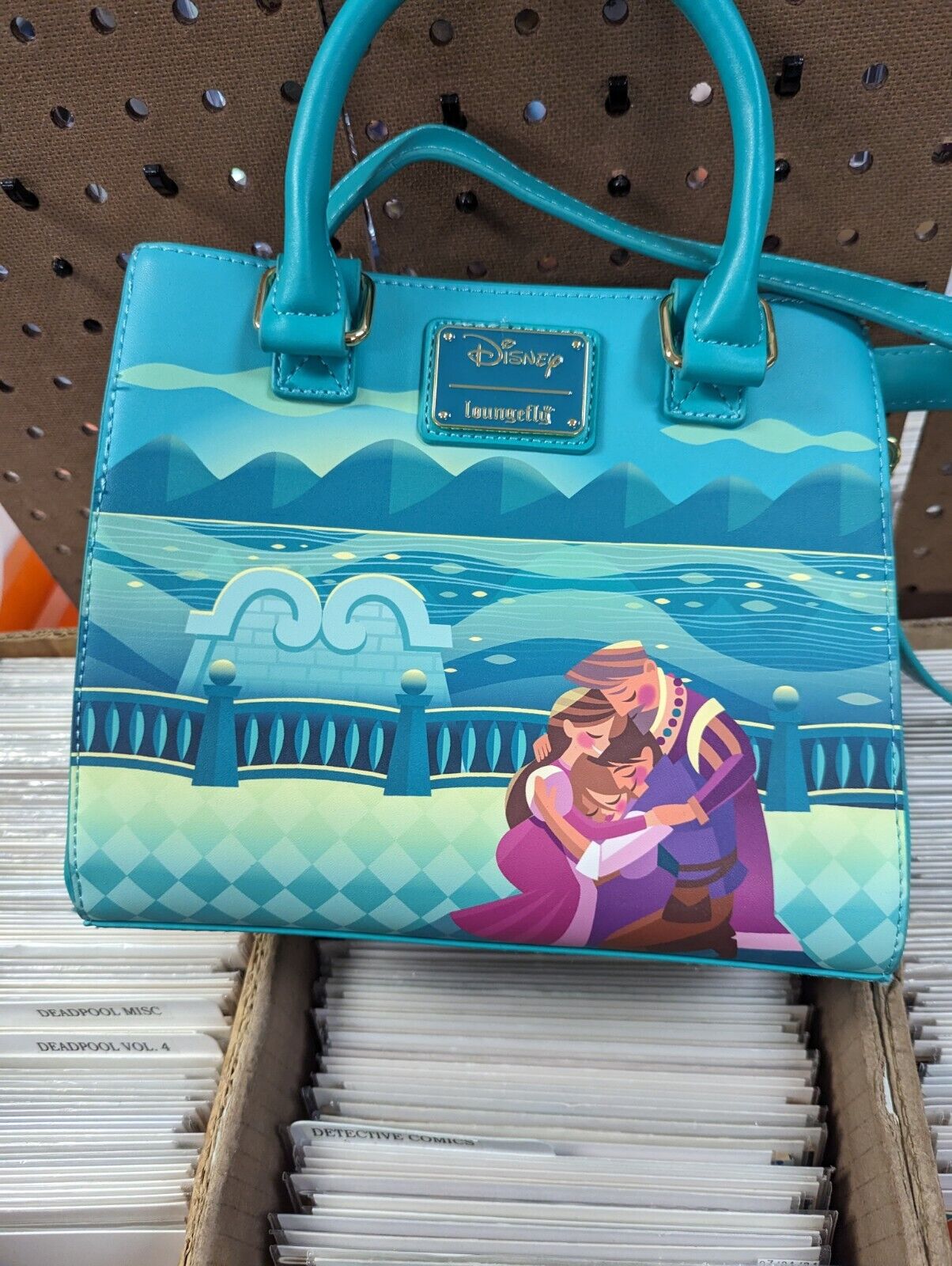 Loungefly Tangled Rapunzel Castle Glow In The Dark Bag