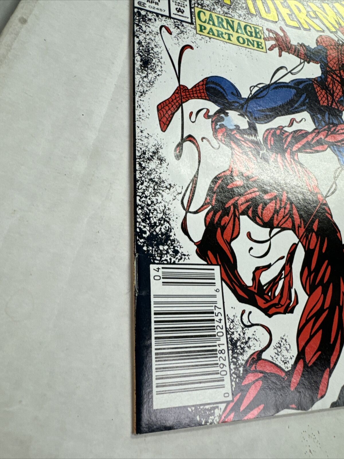 Amazing Spider-Man 361 1st Carnage Newsstand Edition