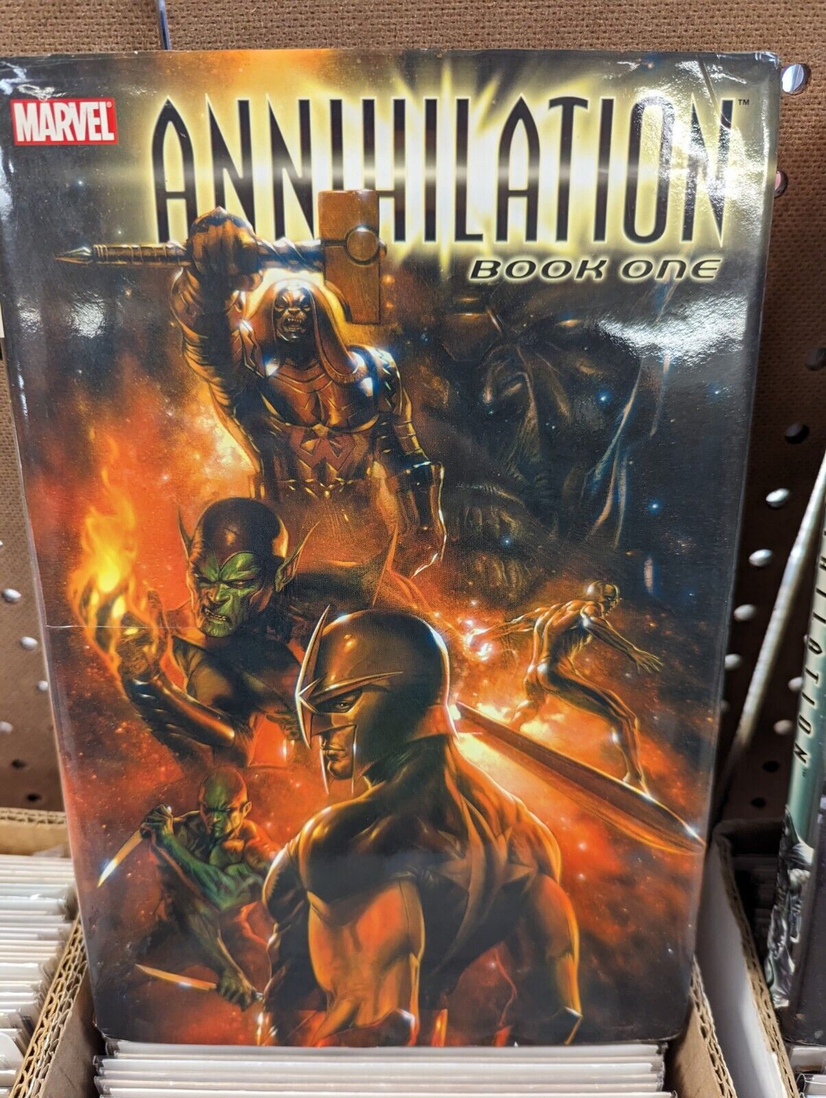 Marvel Annihilation Book One & Book Two Out Of Print Hardcover Graphic Novel OOP