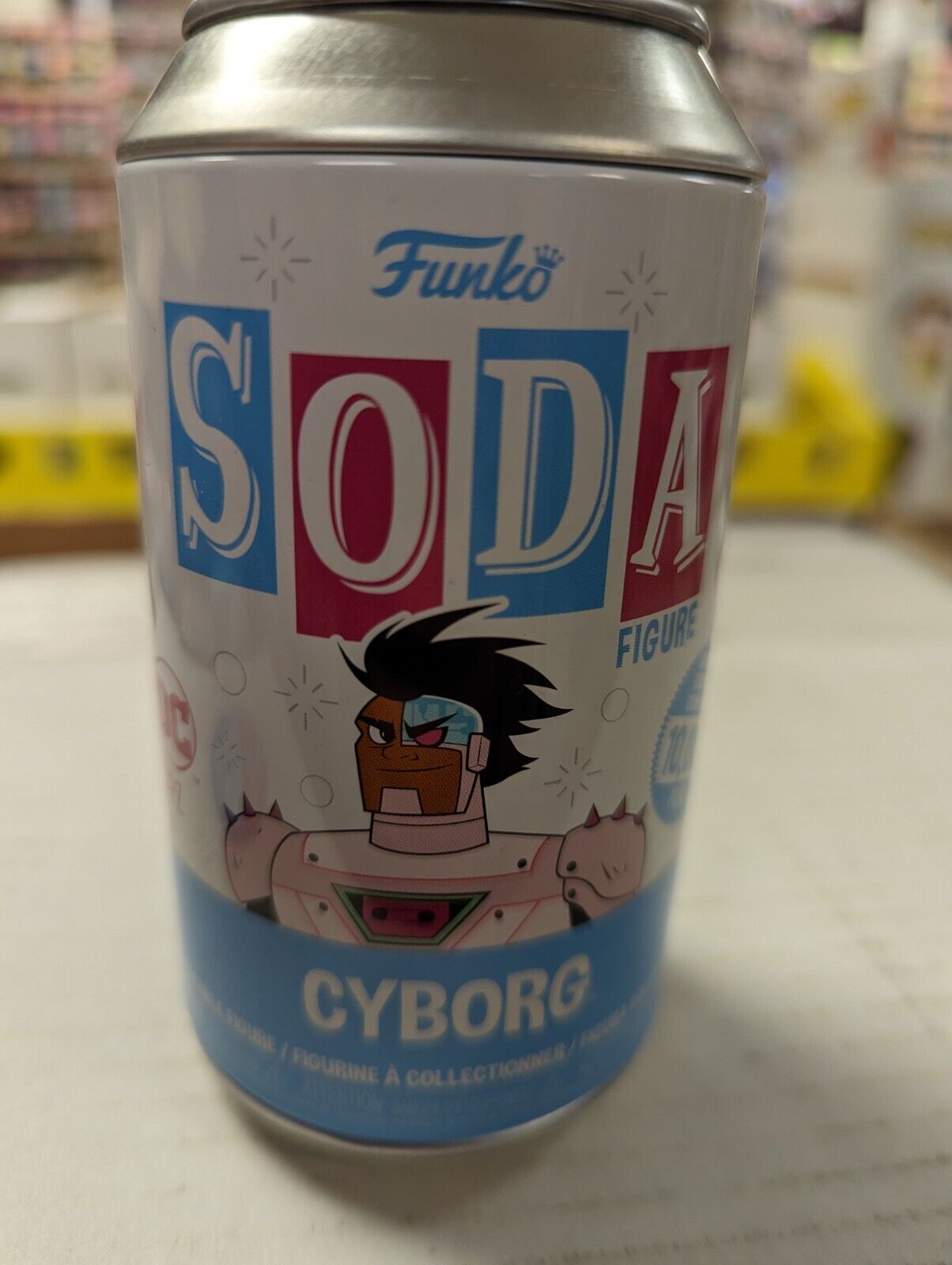 Funko Soda Cyborg With Glowing Pink Axe Chase 1/1600