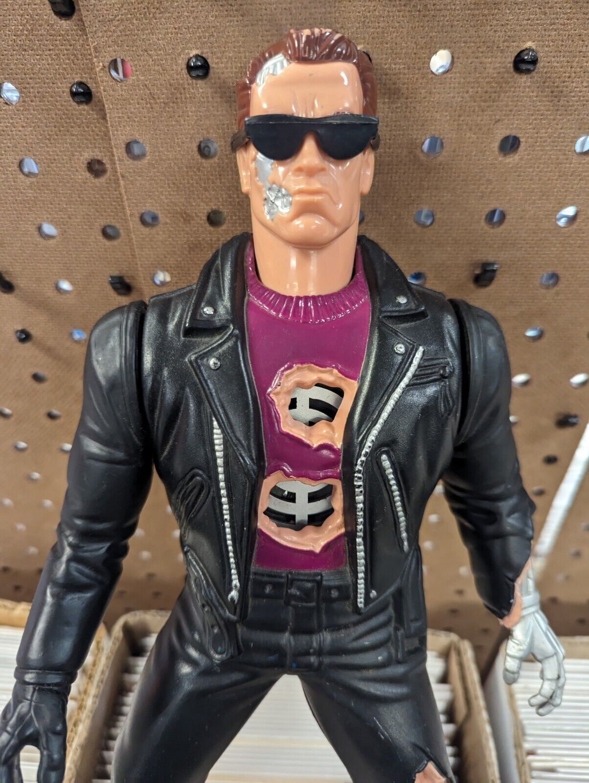 Vintage 1992 Terminator 2 Arnold Talking Figure Tested And Working