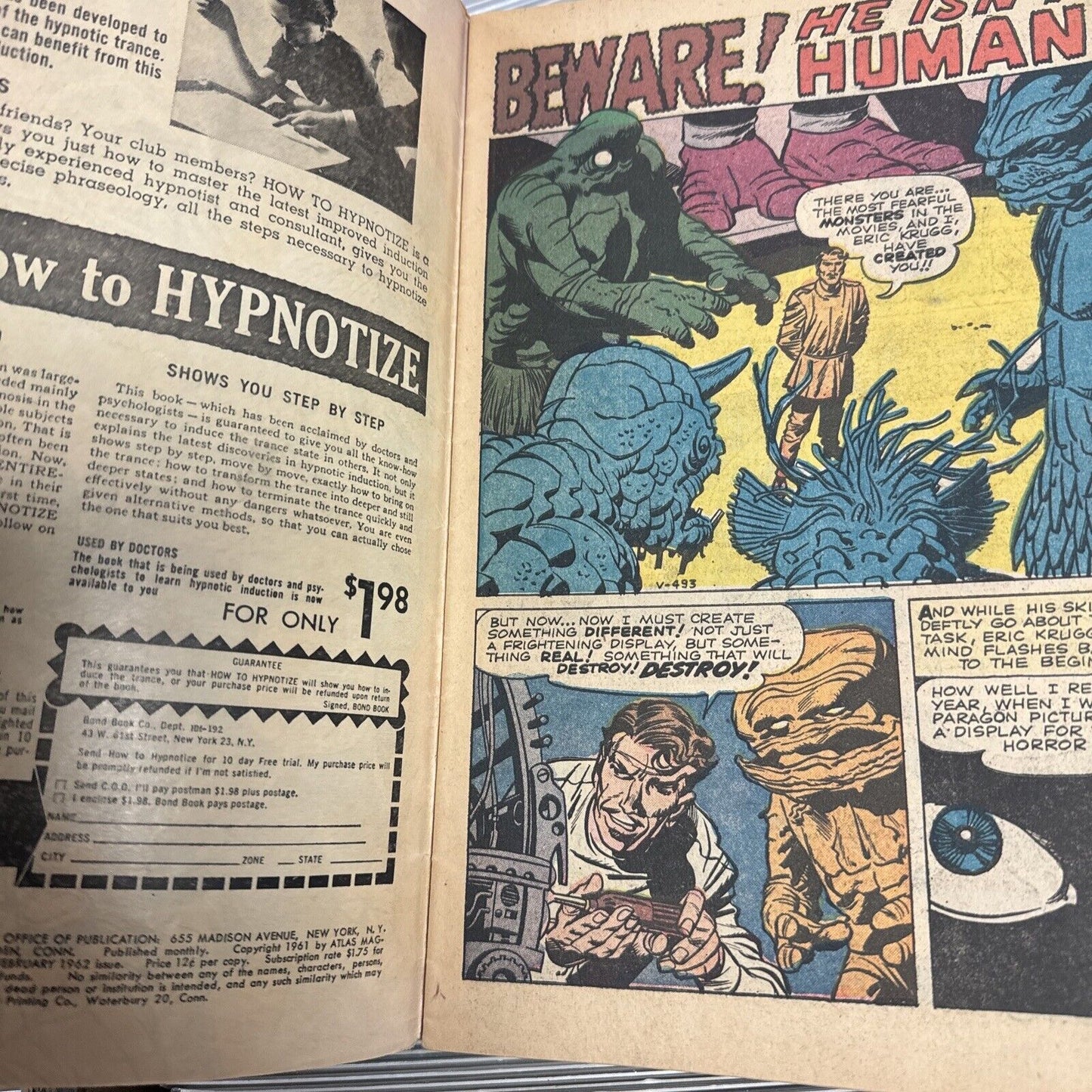 Atlas Comics Journey Into Mystery 77 Classic Stan Lee & Steve Ditko 1961