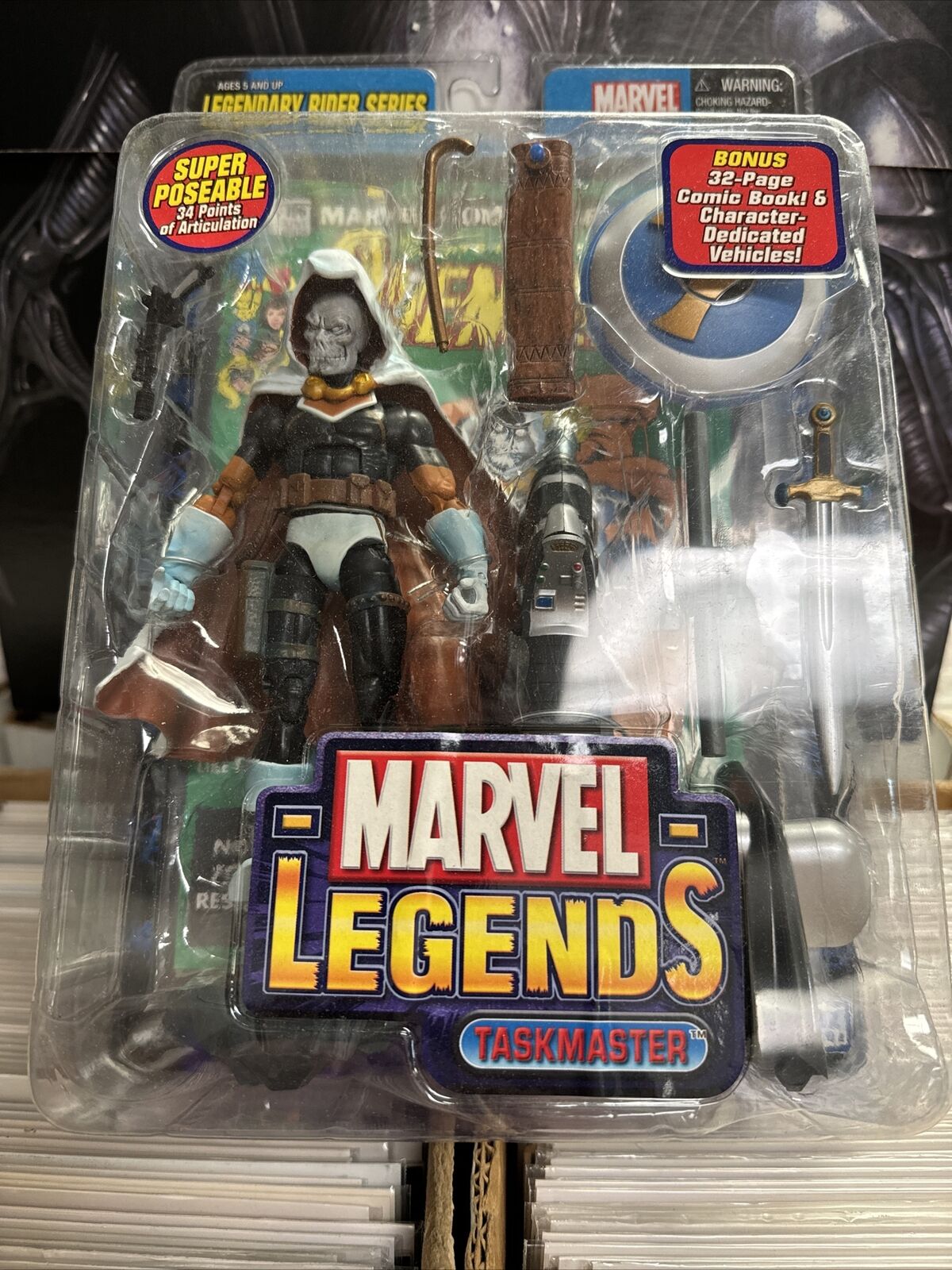 Marvel Legends Taskmaster Action Figure Toy Biz Legendary Rider Series Sealed