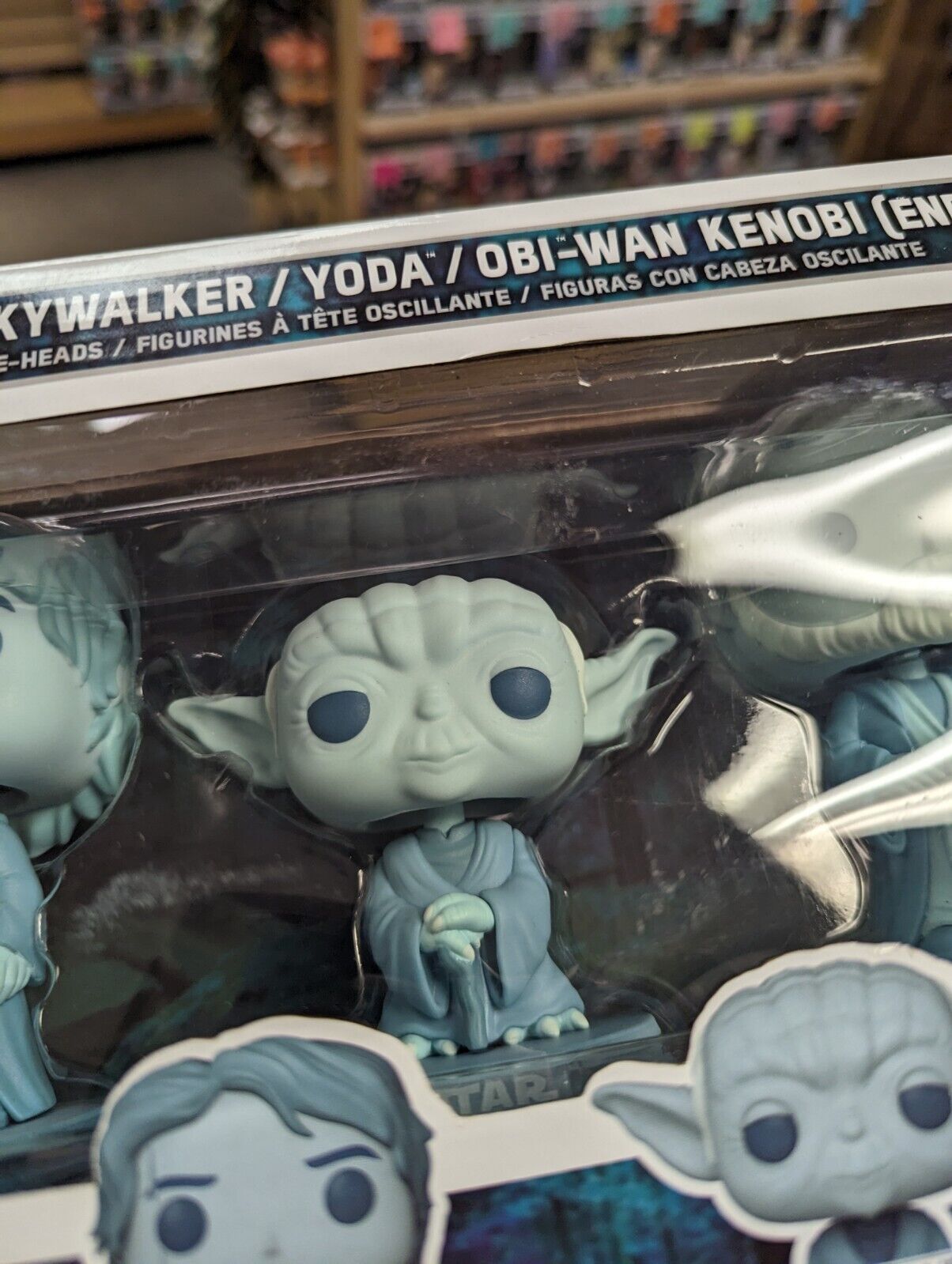 Funko Pop Anakin Skywalker Yoda Obi-Wan Kenobi Endor 3 Pack Amazon Exclusive