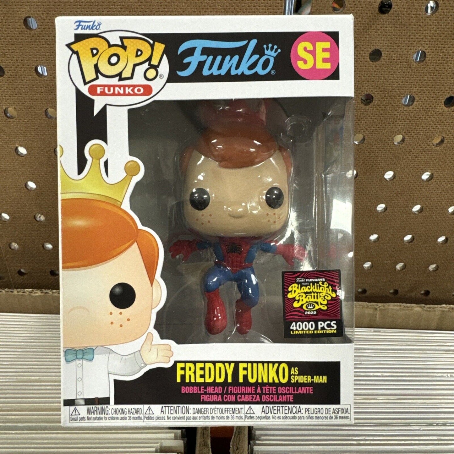 Funko Pop Freddy Funko As Spider-Man Fundsys 2022 LTD 4000 Pieces