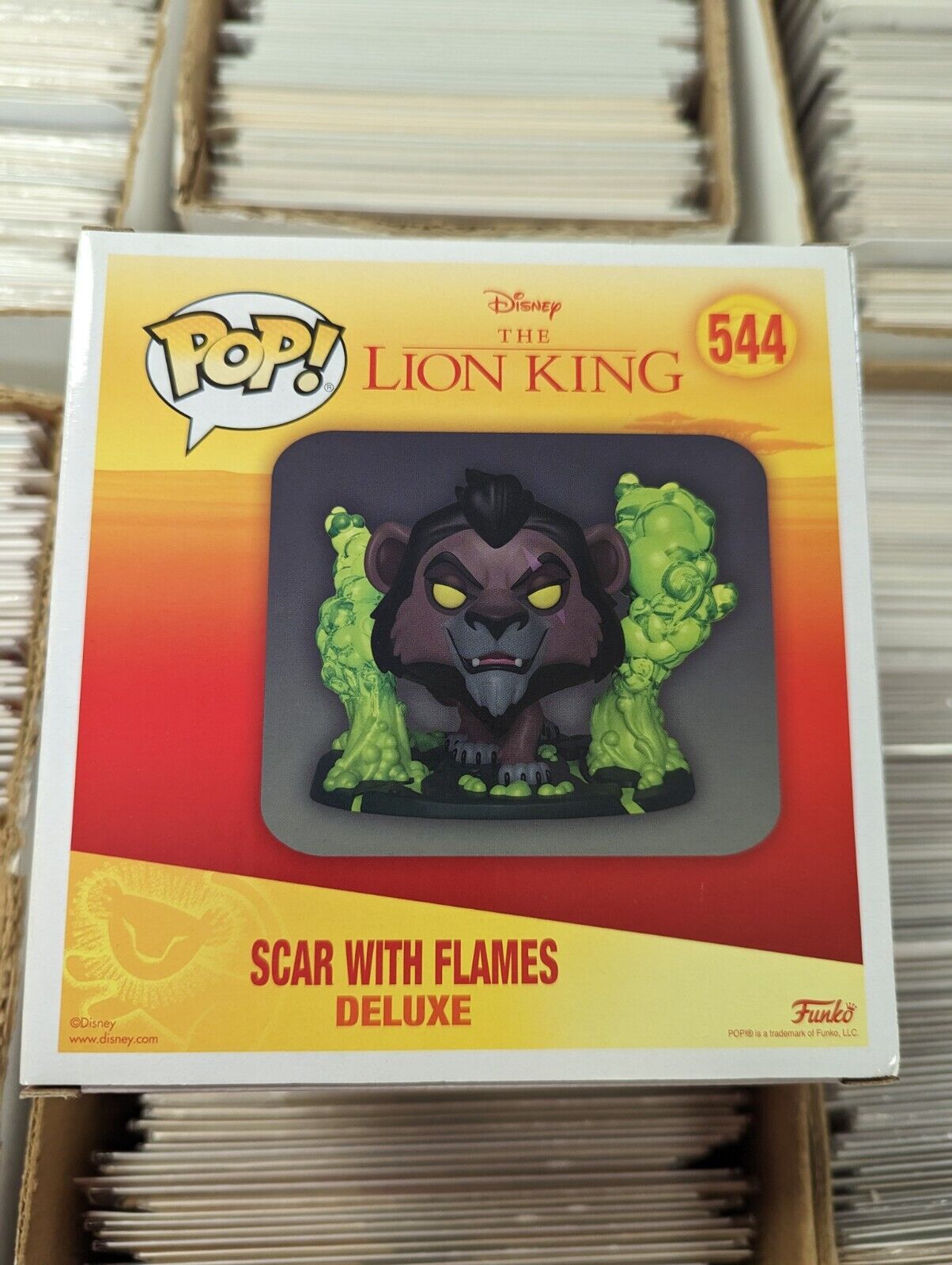 Funko Pop Scar With Flames 544 Lion King Hot Topic