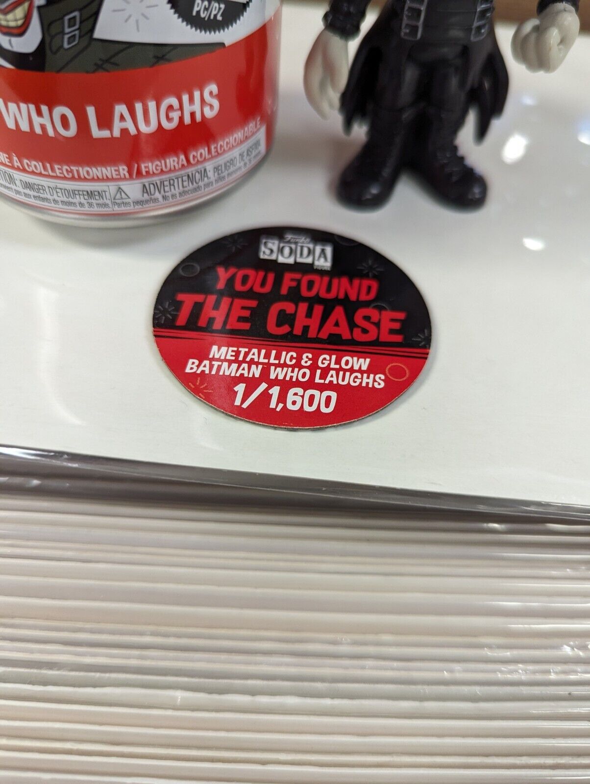 Funko Soda Batman Who Laughs Metallic Glow Chase 1/1600 PX Exclusive