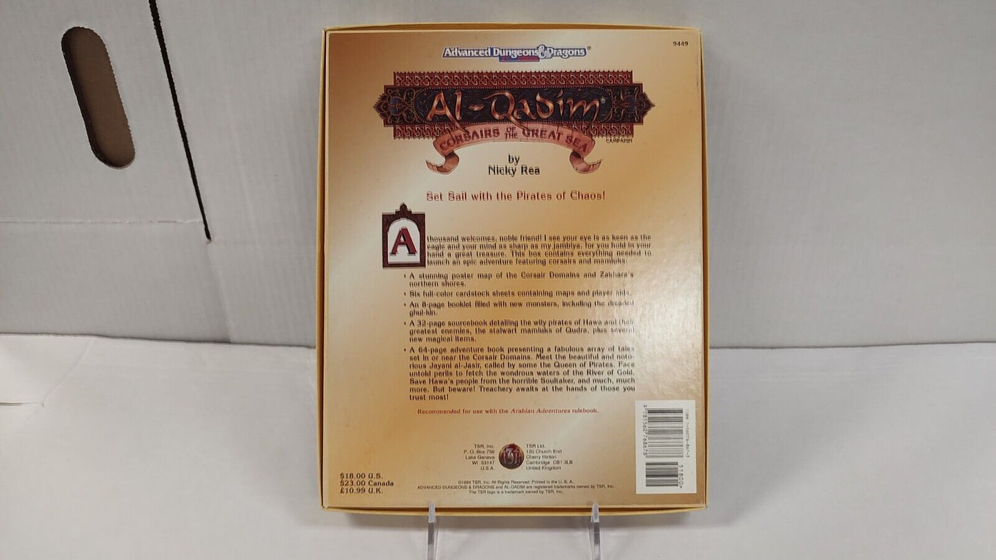 Advanced Dungeons & Dragons 2nd Edition Al-Qadim Corsairs Of The Great Sea Set