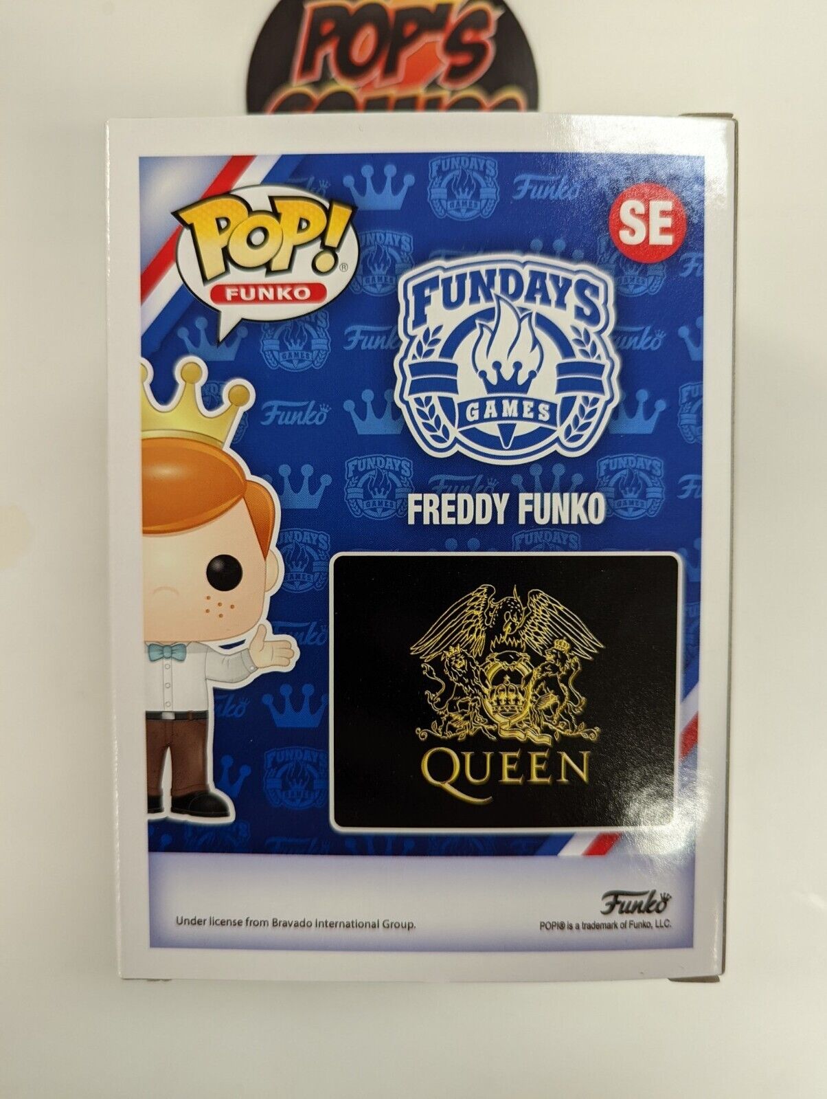 Funko Pop Freddy Funko As Freddie Mercury SE Box Of Fun 3000 Pcs