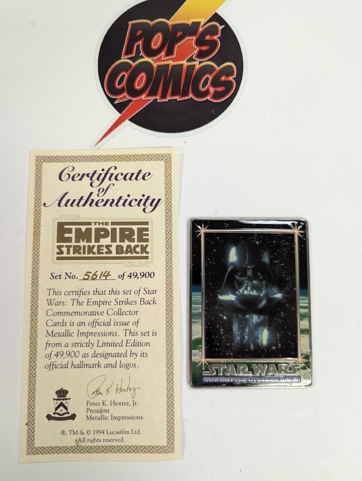 Star Wars Empire Strikes Back Series 2 Metallic Impressions Collector Cards