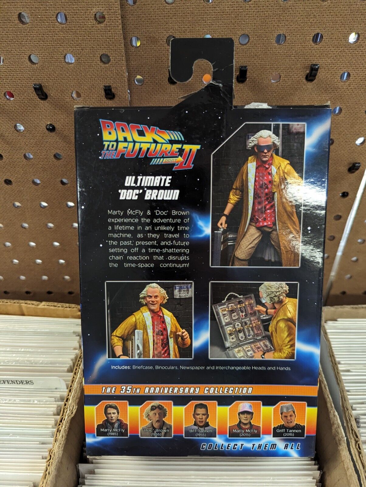 NECA Ultimate Doc Brown Action Figure Back To The Future
