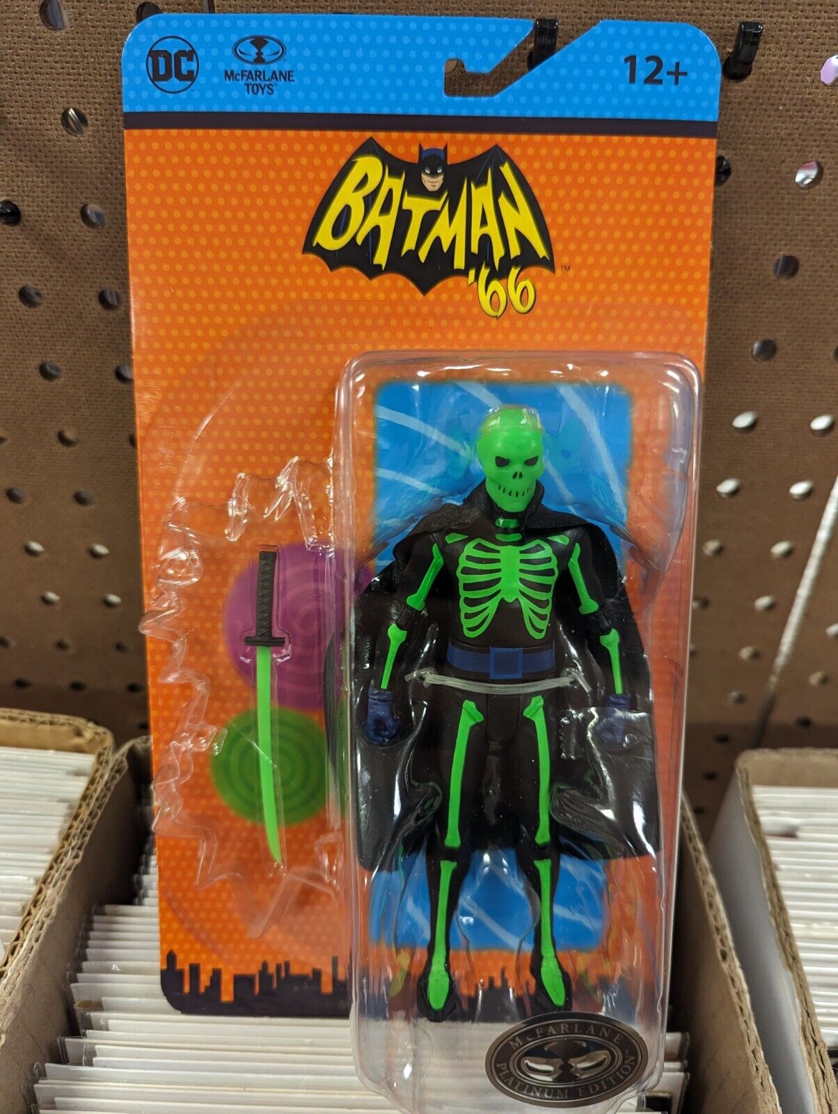 Batman 66 Retro Classics Lord Death Man Platinum Edition McFarlane Toys
