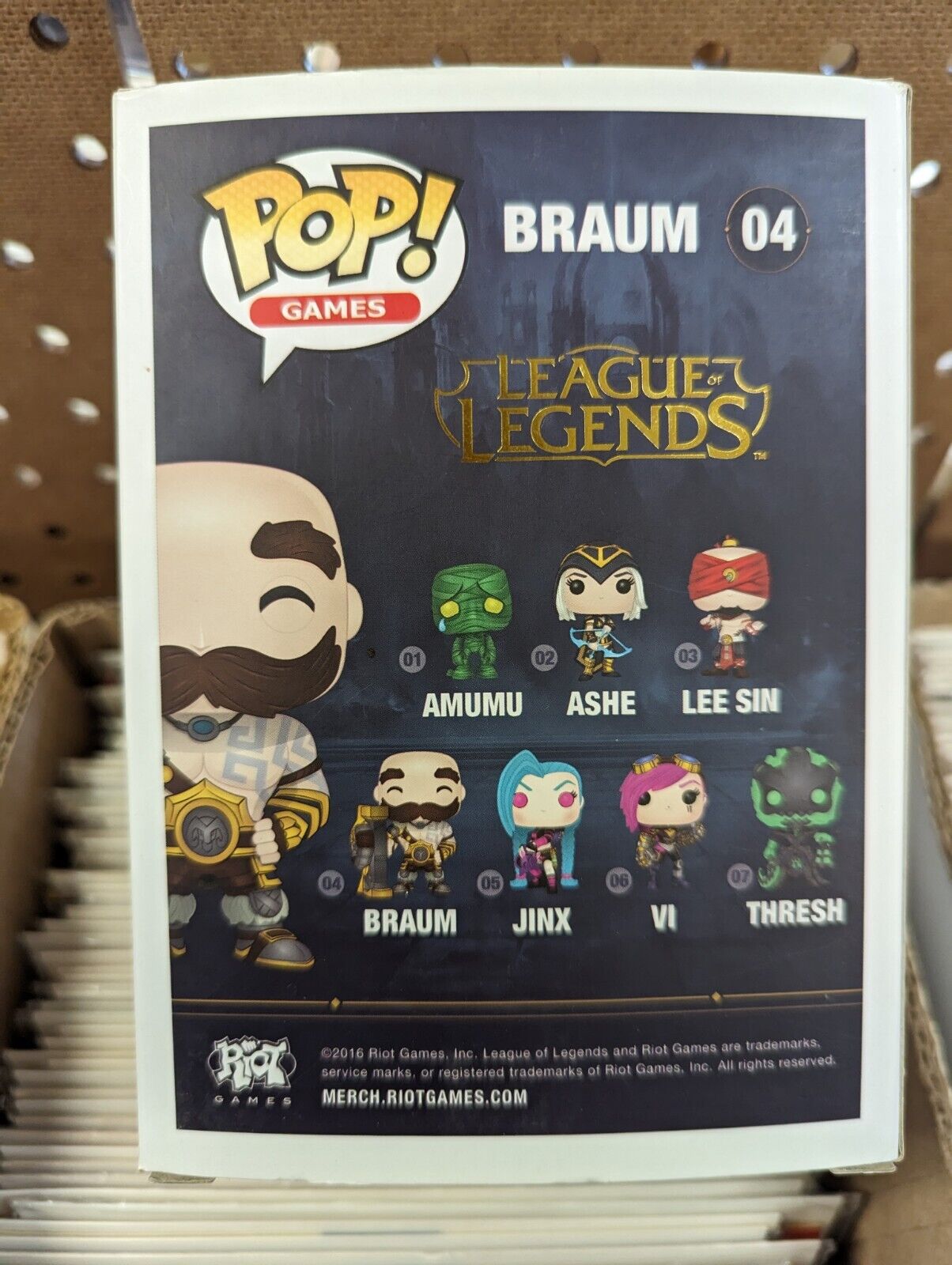 Funko Pop Braum 04 League Of Legends