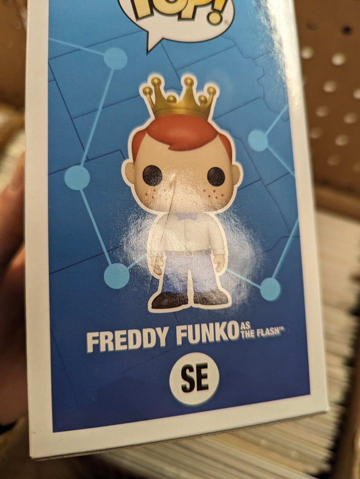 Funko Pop Freddy Funko As The Flash SE Chase Reverse Flash Fun On The Run