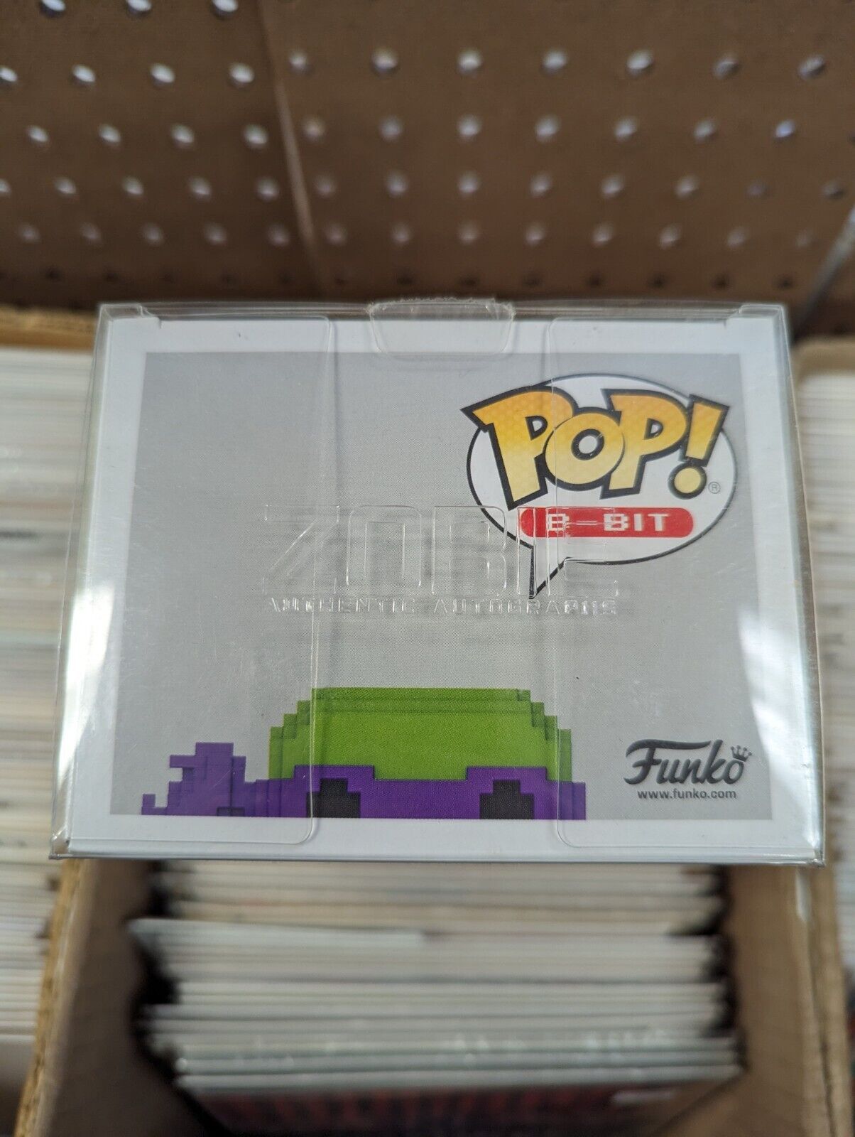 Funko Pop Donatello 05 8-bit Neon Funko Shop 7BAP Signed Barry Gordon With COA