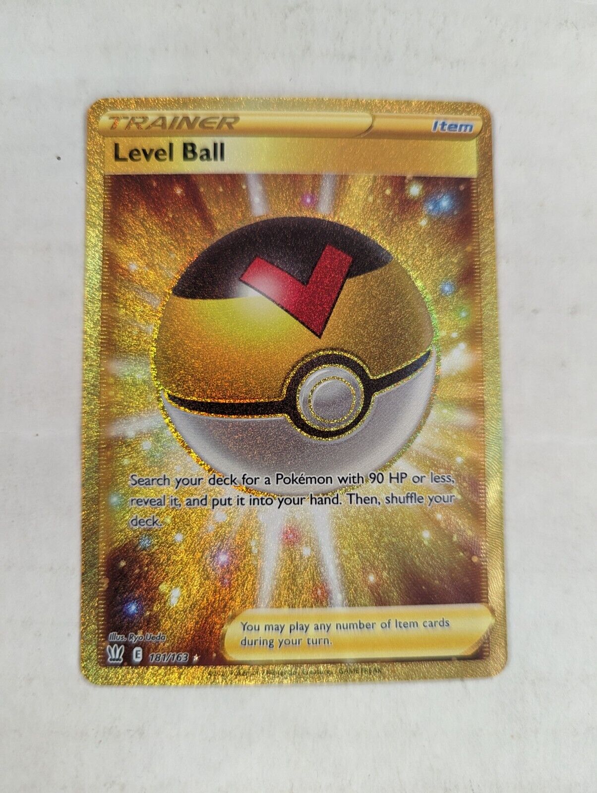 Pokemon TCG Level Ball 181/163 Battle Styles Secret Rare Card NM Near Mint