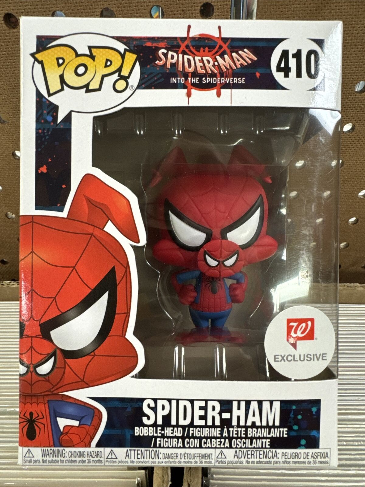 Funko Pop Spider-Ham Into The Spider -Verse Walgreens Exclusive