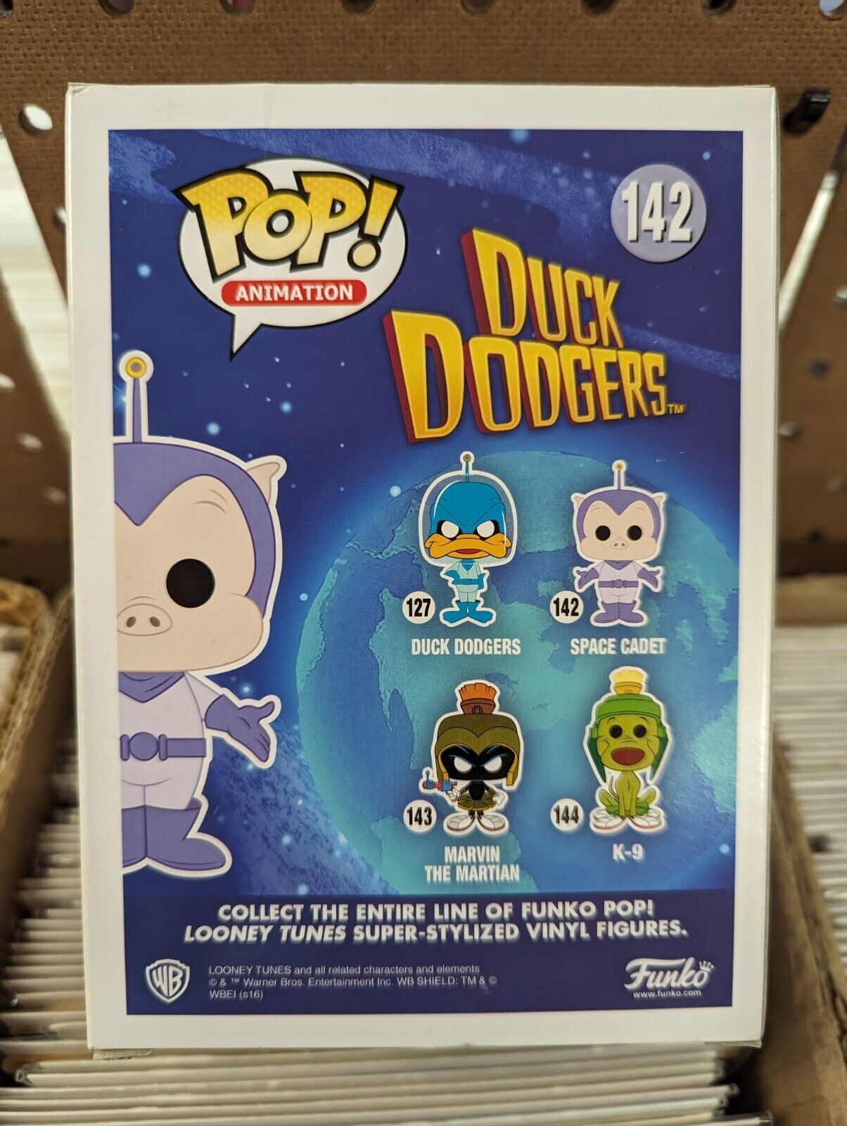 Funko Pop Space Cadet 142 Chase Duck Dodgers