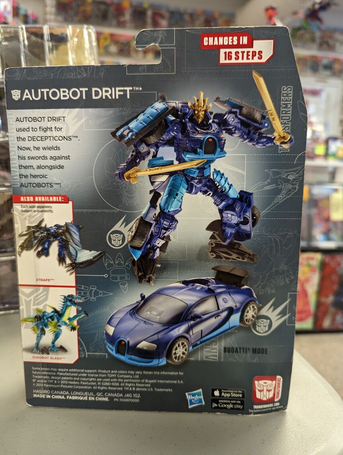 Hasbro Transformers Autobot Drift Age Of Extinction Action Figure