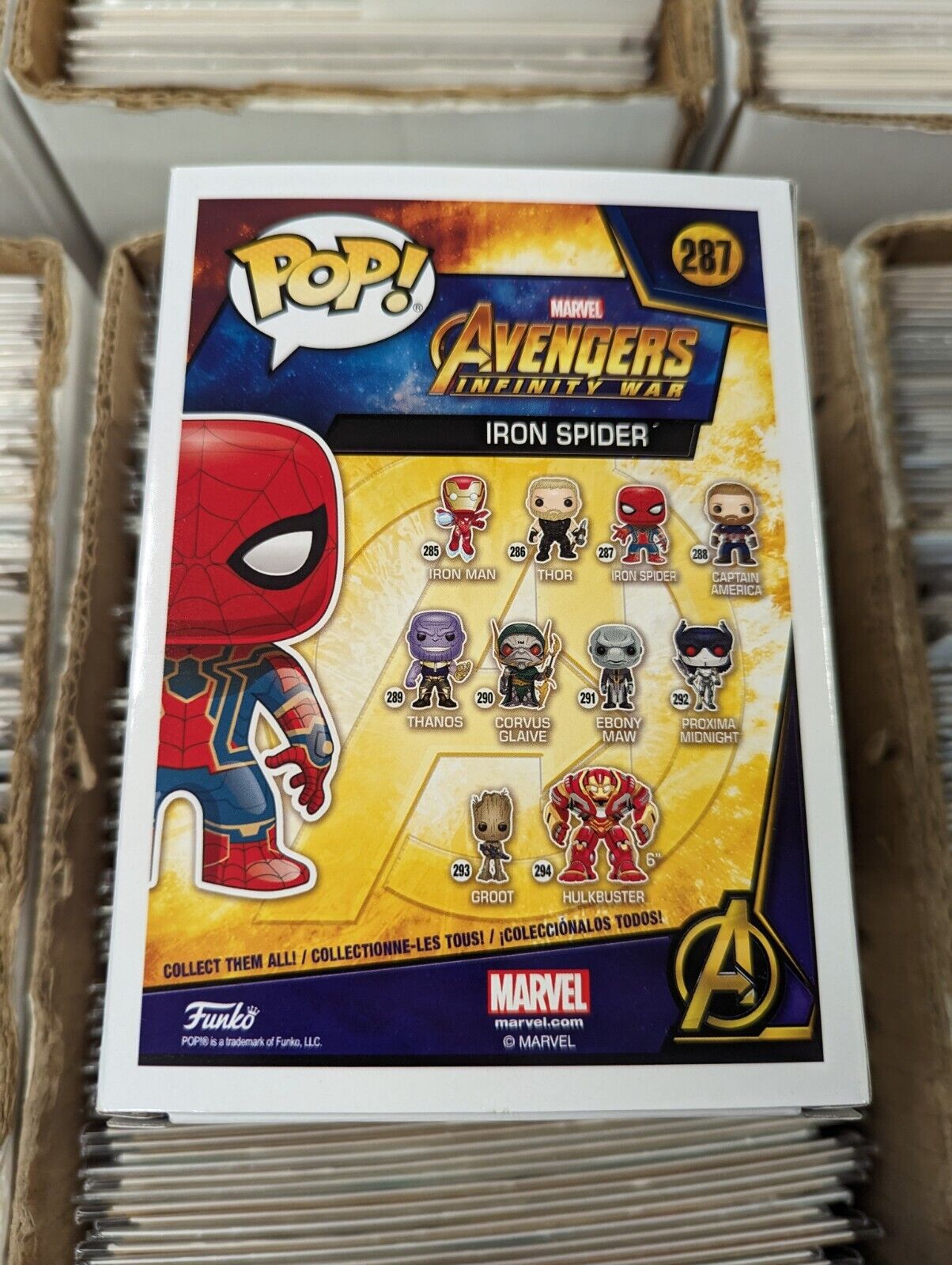Funko Pop Iron Spider 287 Avengers Infinity War