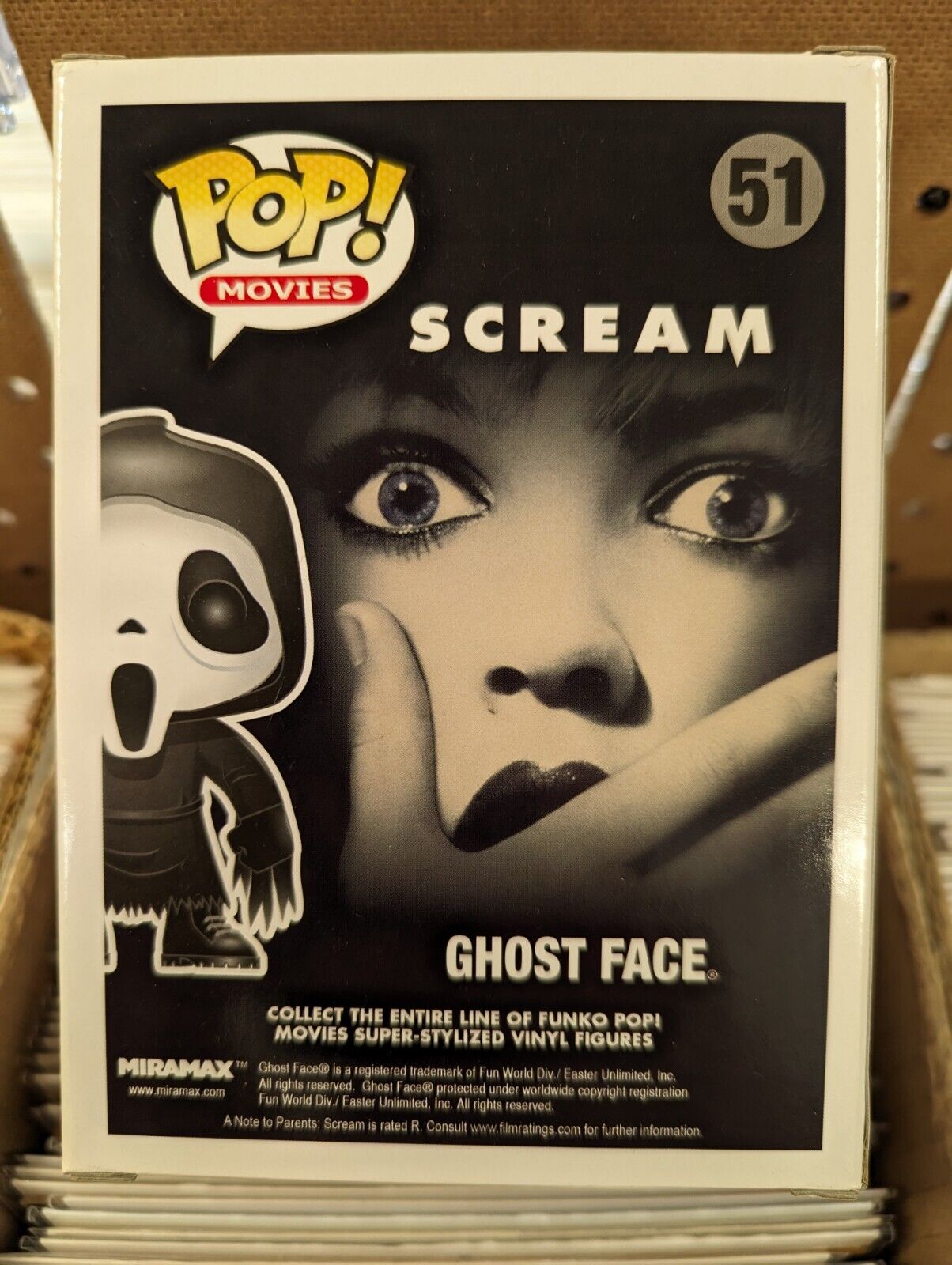 Funko Pop Ghost Face 51 Scream Authentic