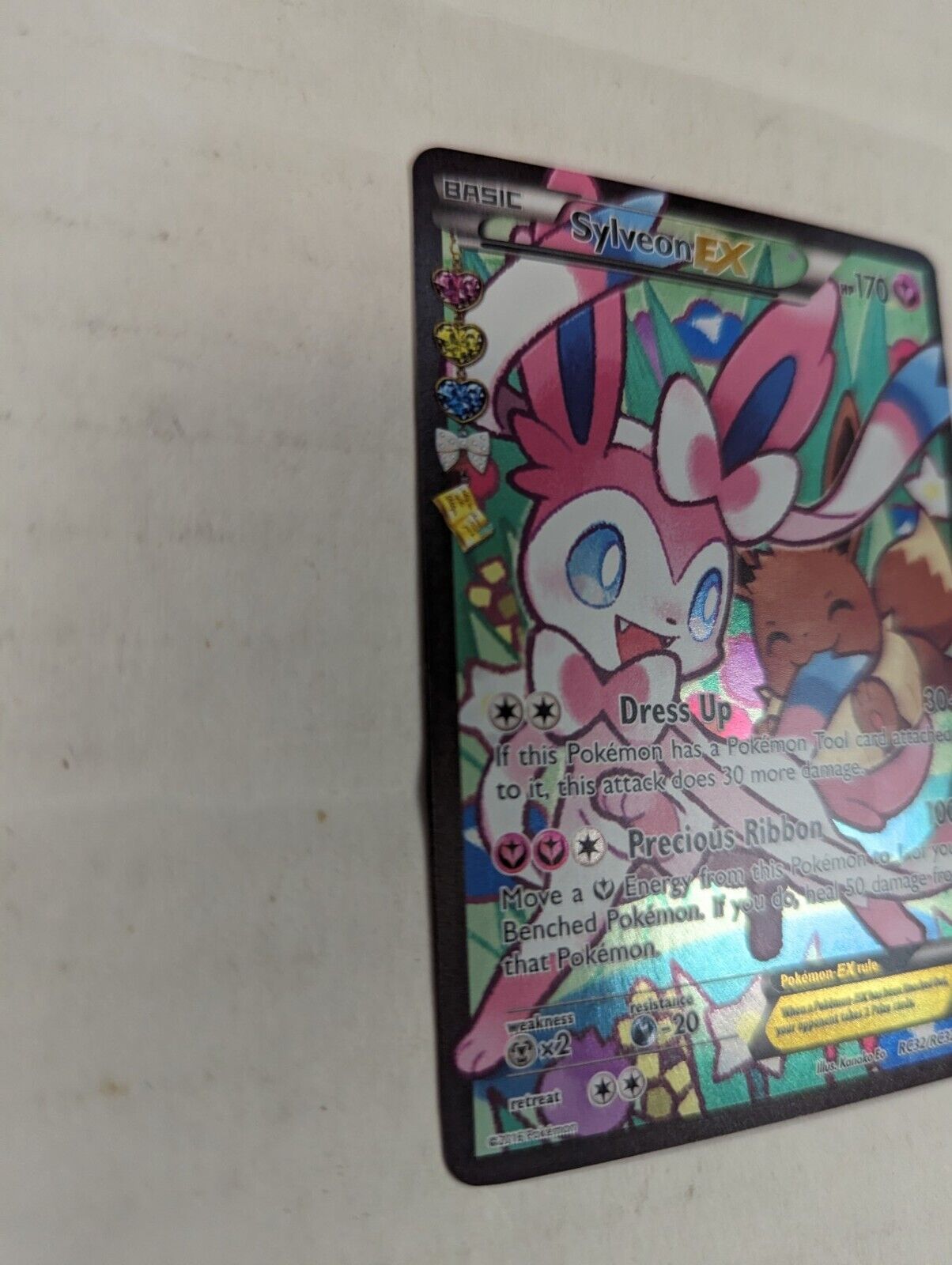 Pokemon TCG Sylveon EX RC32/RC32 Generations Radiant Collection Card LP