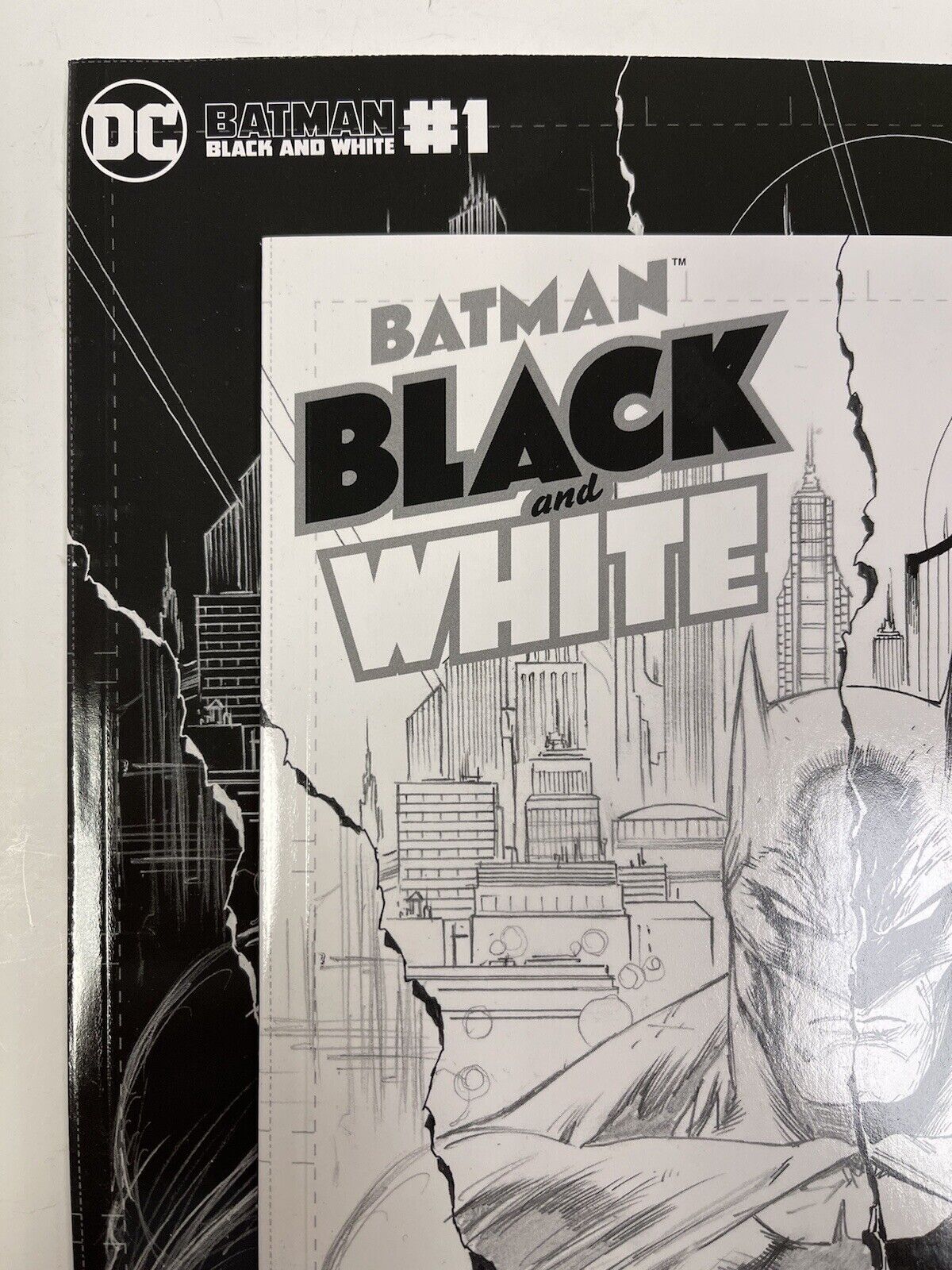 Batman Black And White 1 Set CVR A & B Tyler Kirkham
