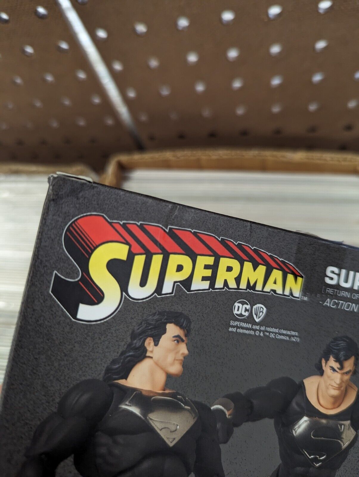 Mafex Superman Return Of Superman Action Figure DC Comics Black Suit #150