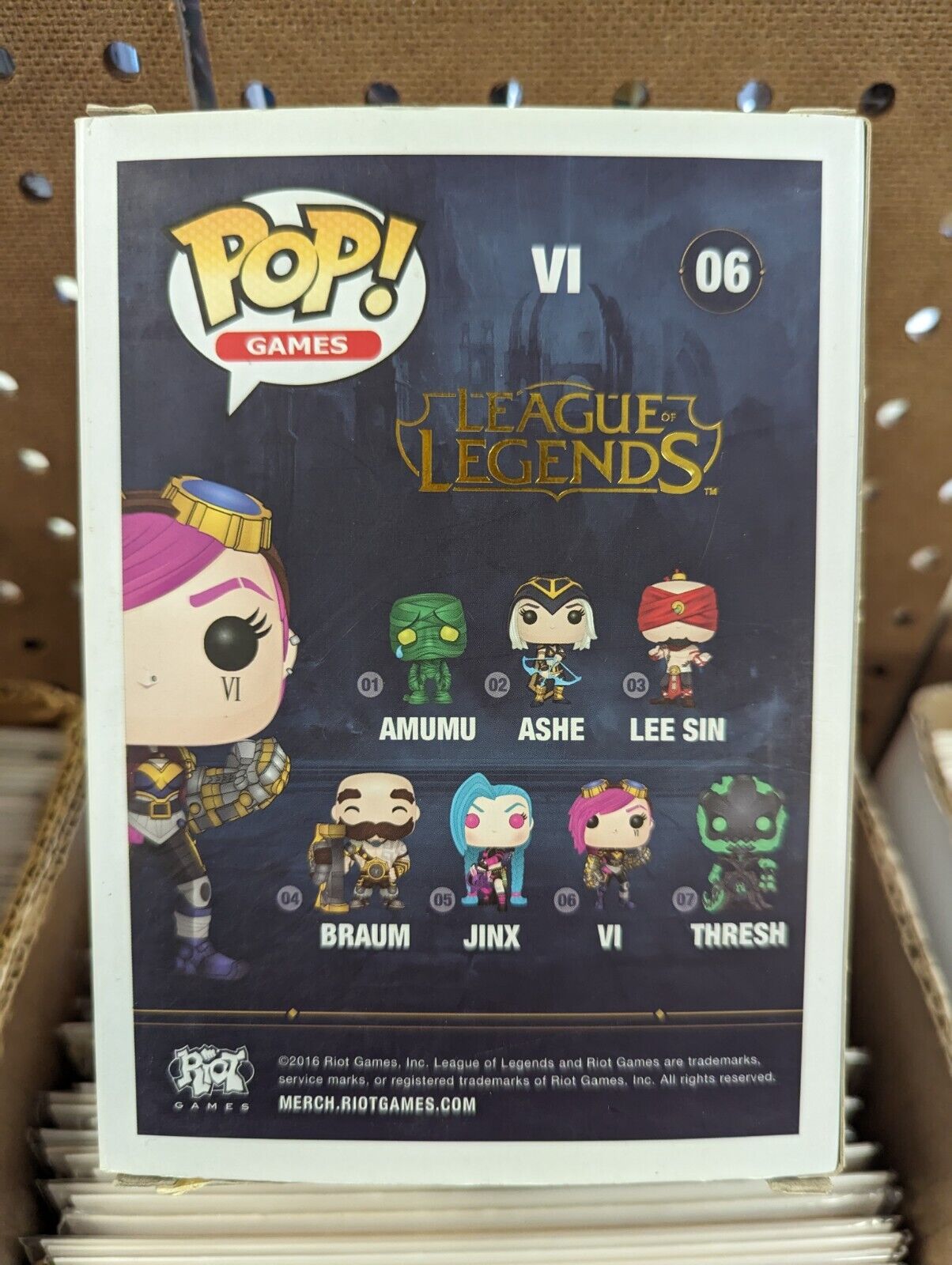 Funko Pop Vi 06 League Of Legends
