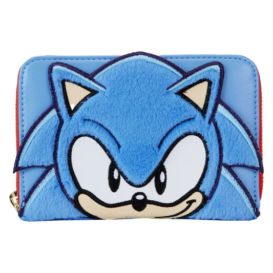 Loungefly Sonic the Hedgehog Classic Cosplay Plush Zip Around Wallet
