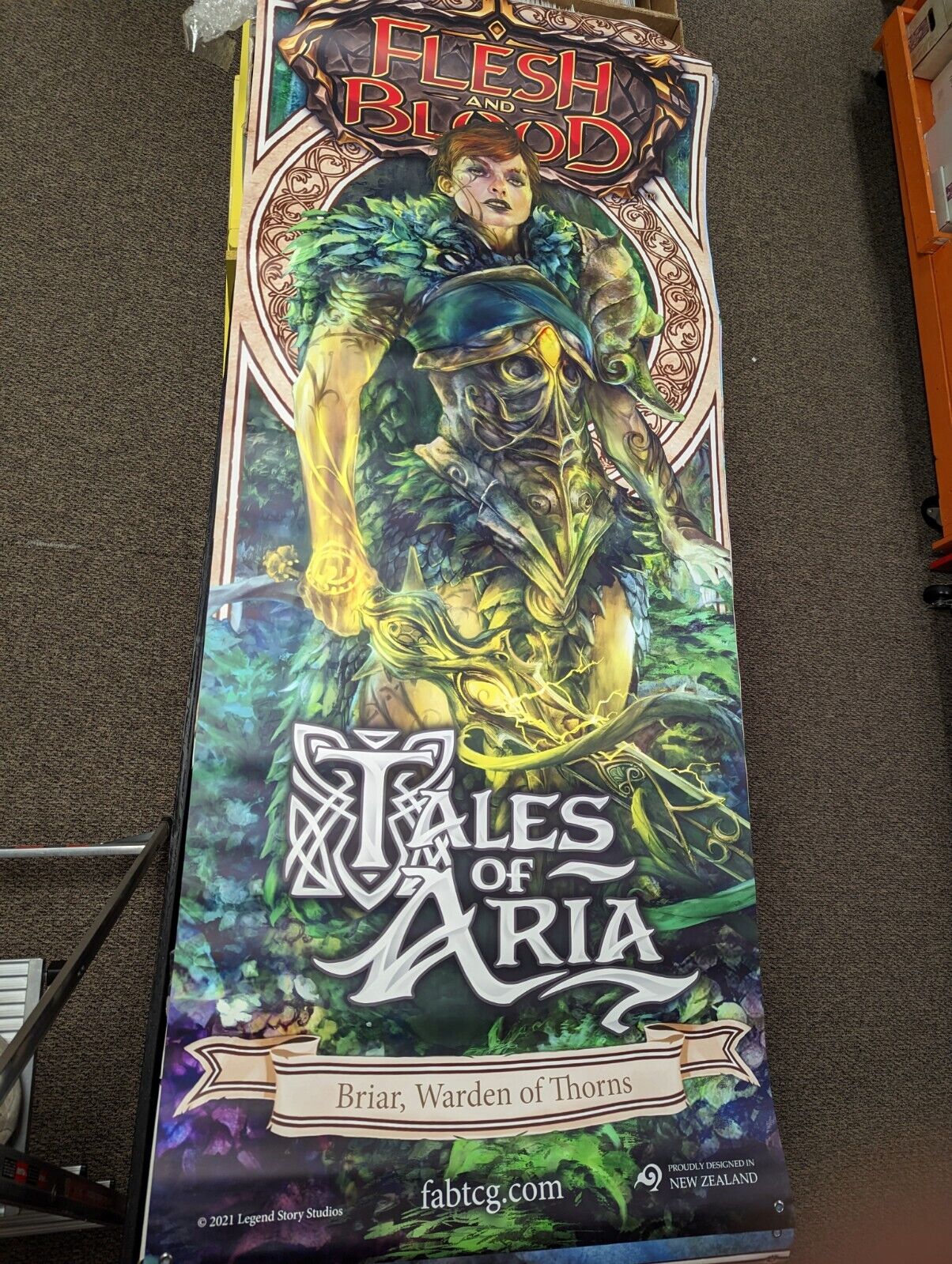 Flesh and Blood TCG Set Of 3x 6ft Banner Store Displays Tales Of Aria