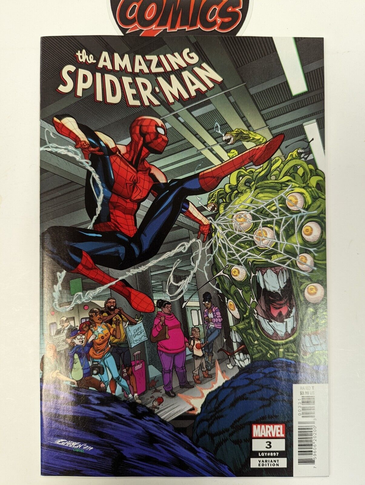 Marvel Amazing Spider-Man #3 897 1:25 Variant Javier Garron 2022