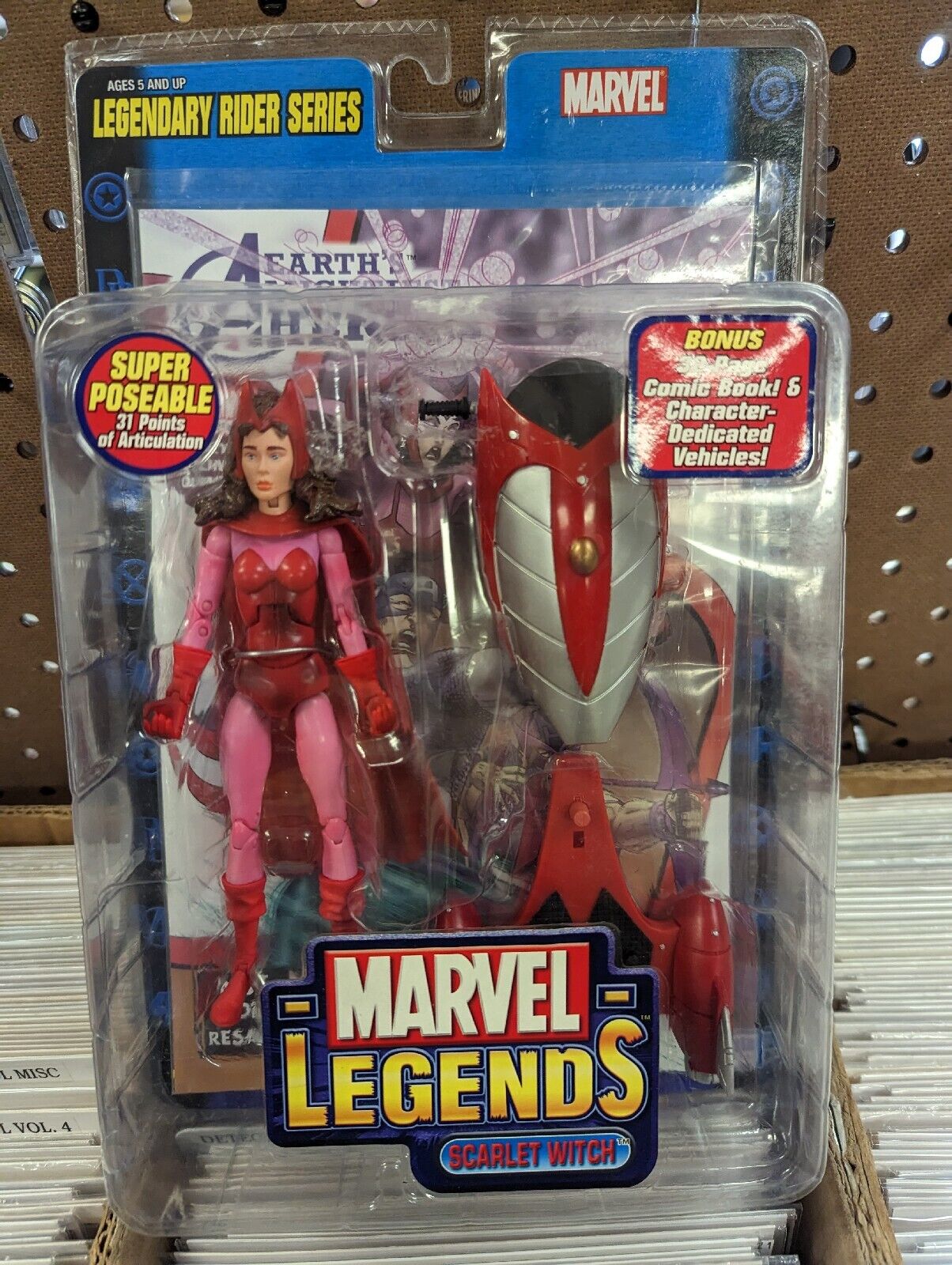 Toy Biz Scarlet Witch Marvel Legends Figure 2005