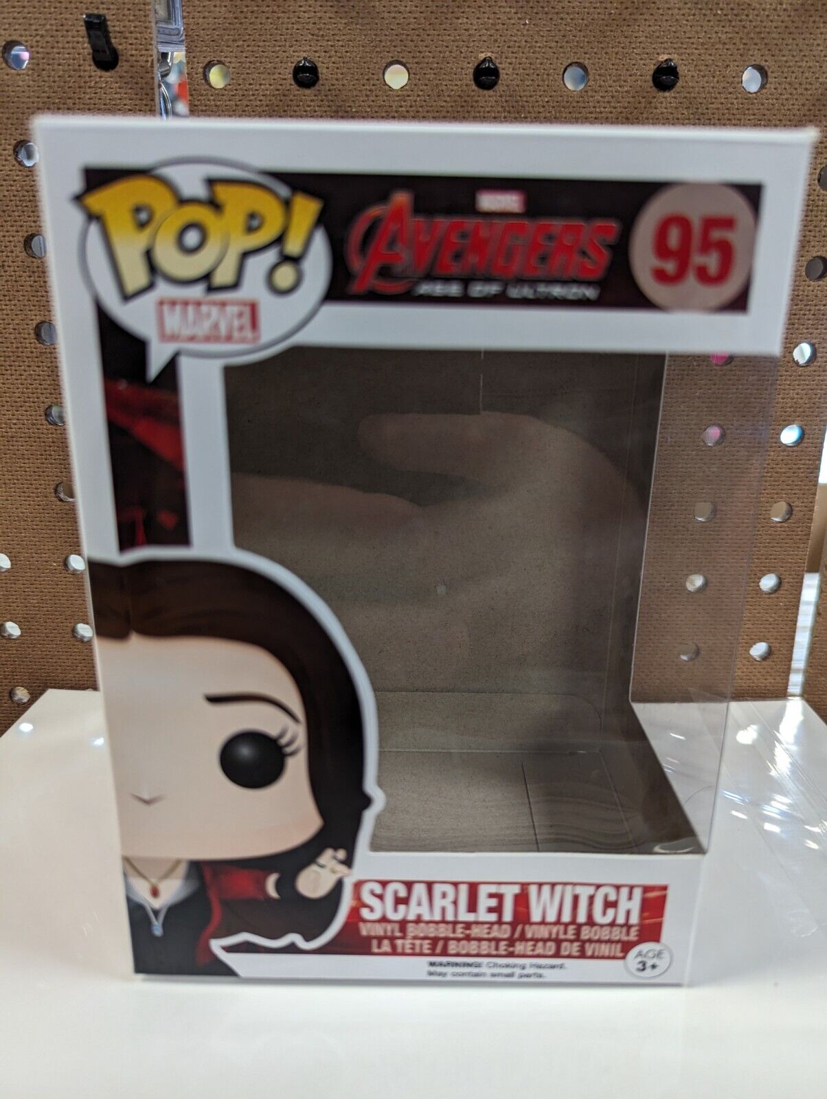 Funko Pop Scarlet Witch 95 Avengers Age of Ultron MISSING INSERT