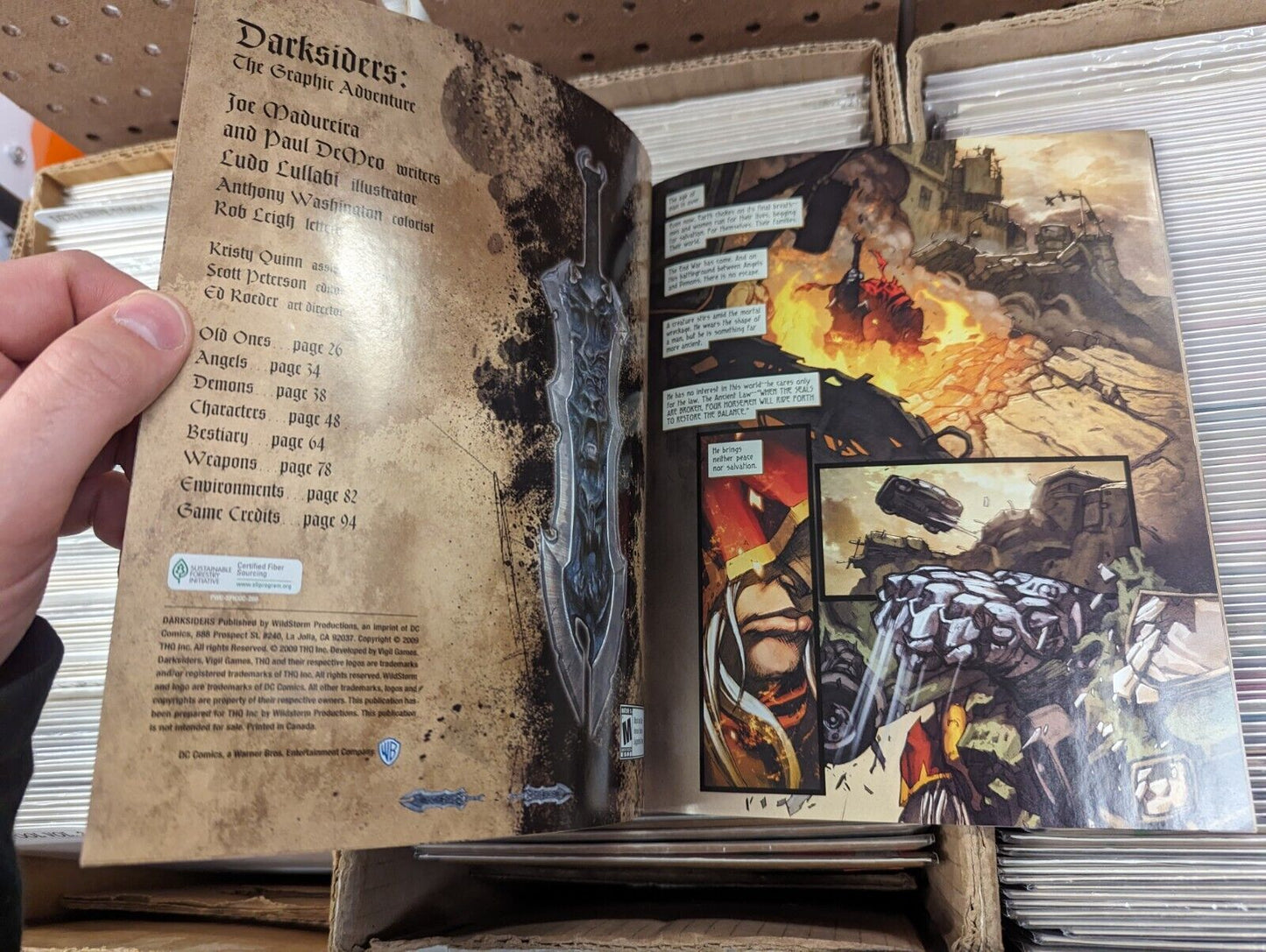 Darksiders Limited Graphic Novel Art Book Wildstorm