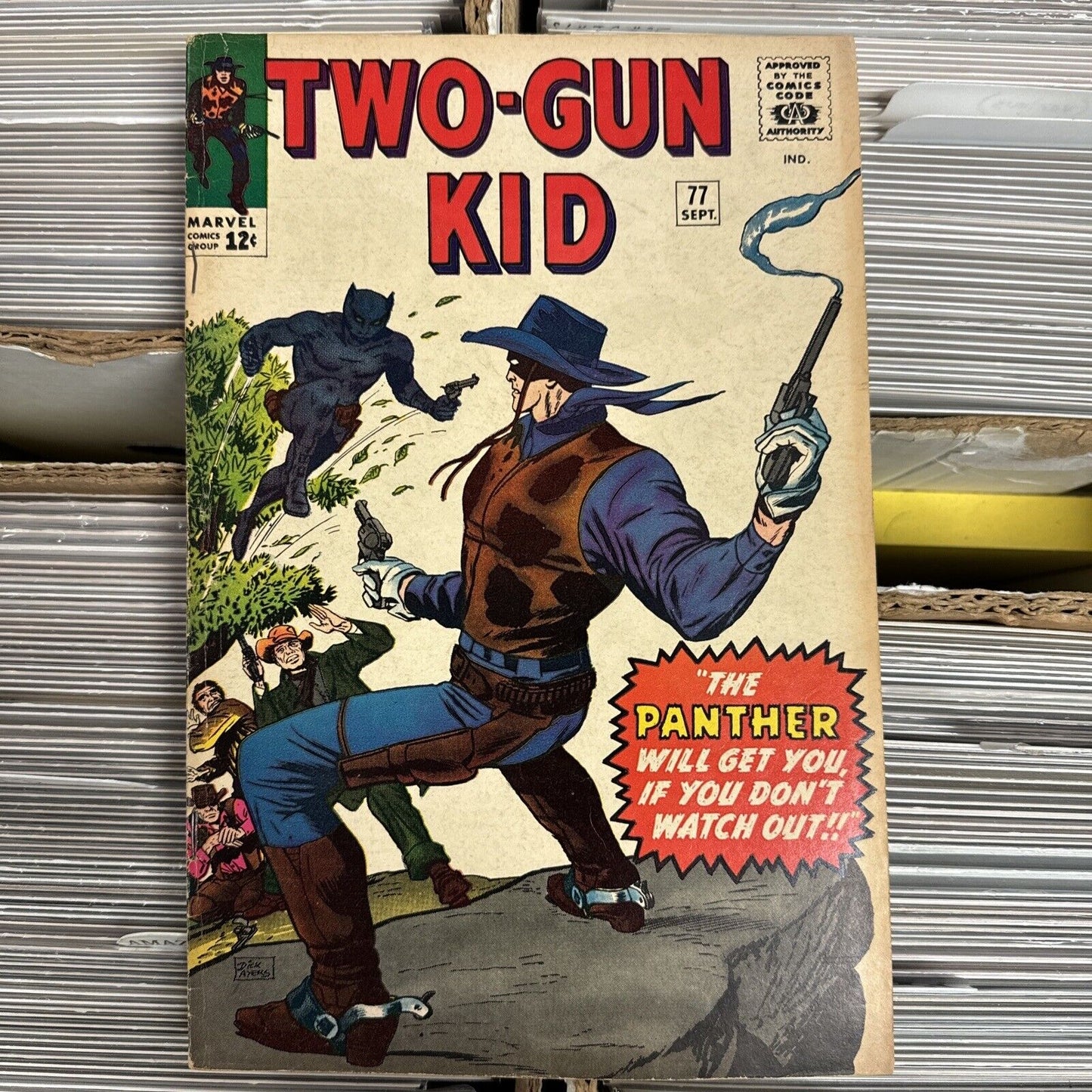 Two-Gun Kid 77 Key Issue Black  Panther  Prototype
