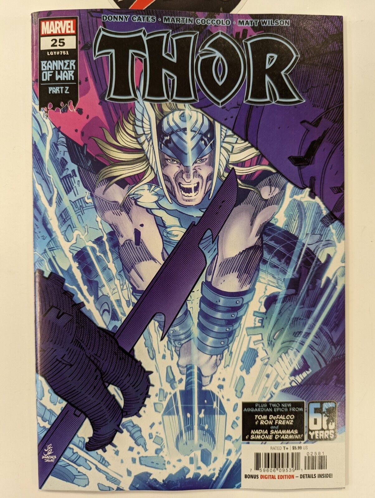 Thor #25 1:25 Variant John Romita Jr. 2022 Marvel Comics Single Issue 1st Print