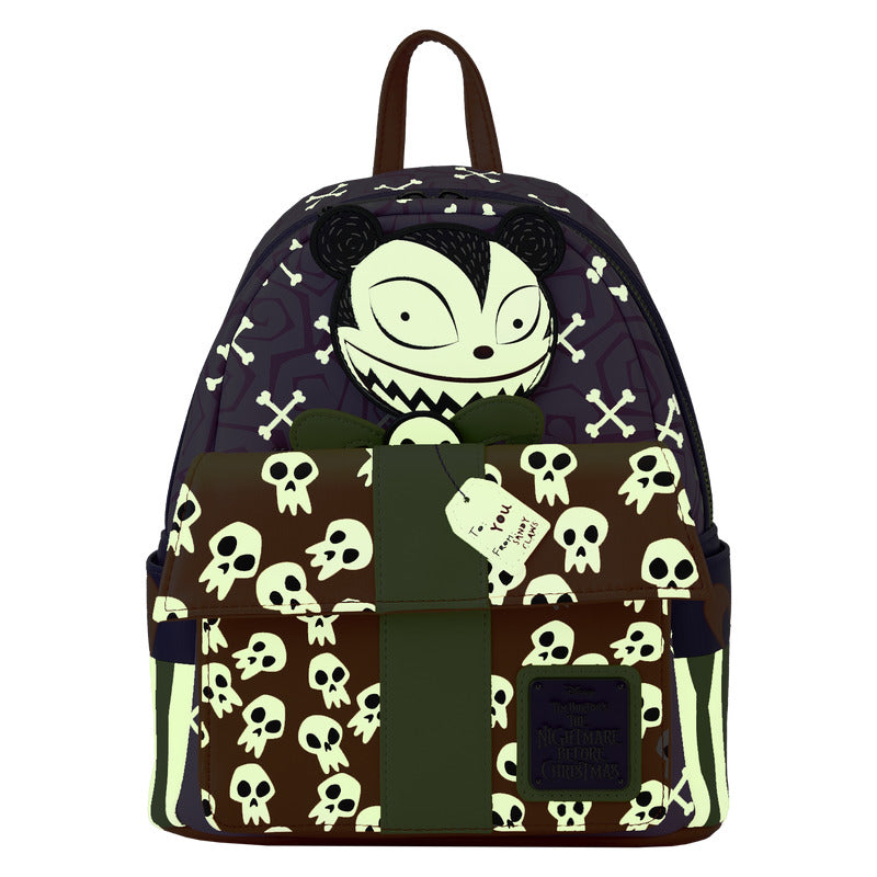 Loungefly Nightmare Before Christmas Scary Teddy Present Mini Backpack