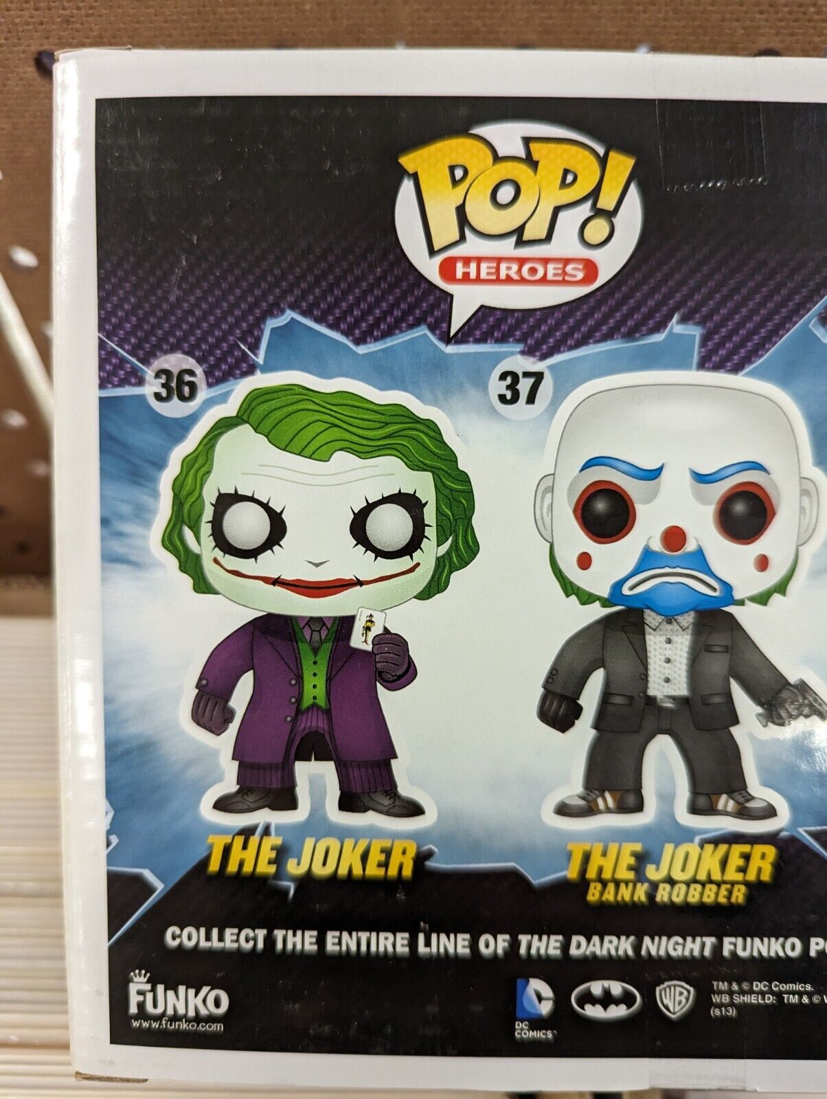 Funko Pop The Joker & Bank Robber Joker Two Pack Glow Gemini Collectibles LE 480