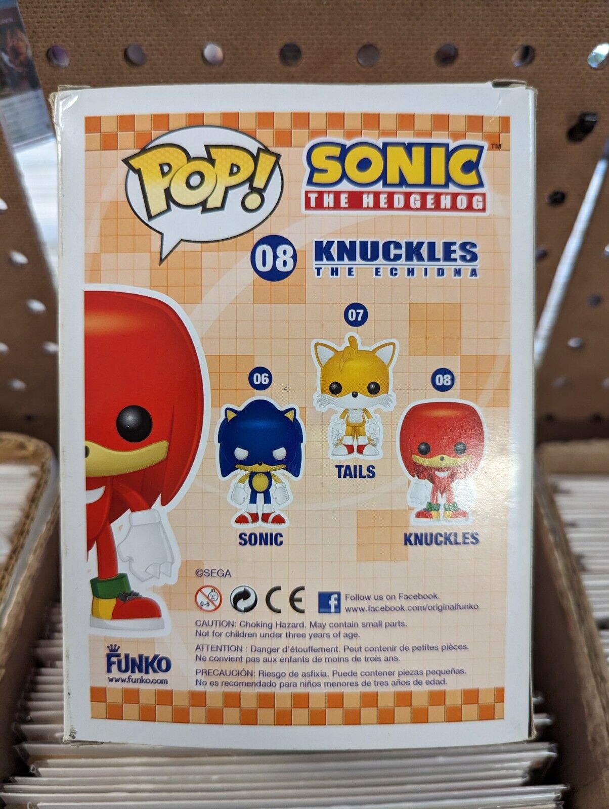 Funko Pop Knuckles 08 Sonic The Hedgehog