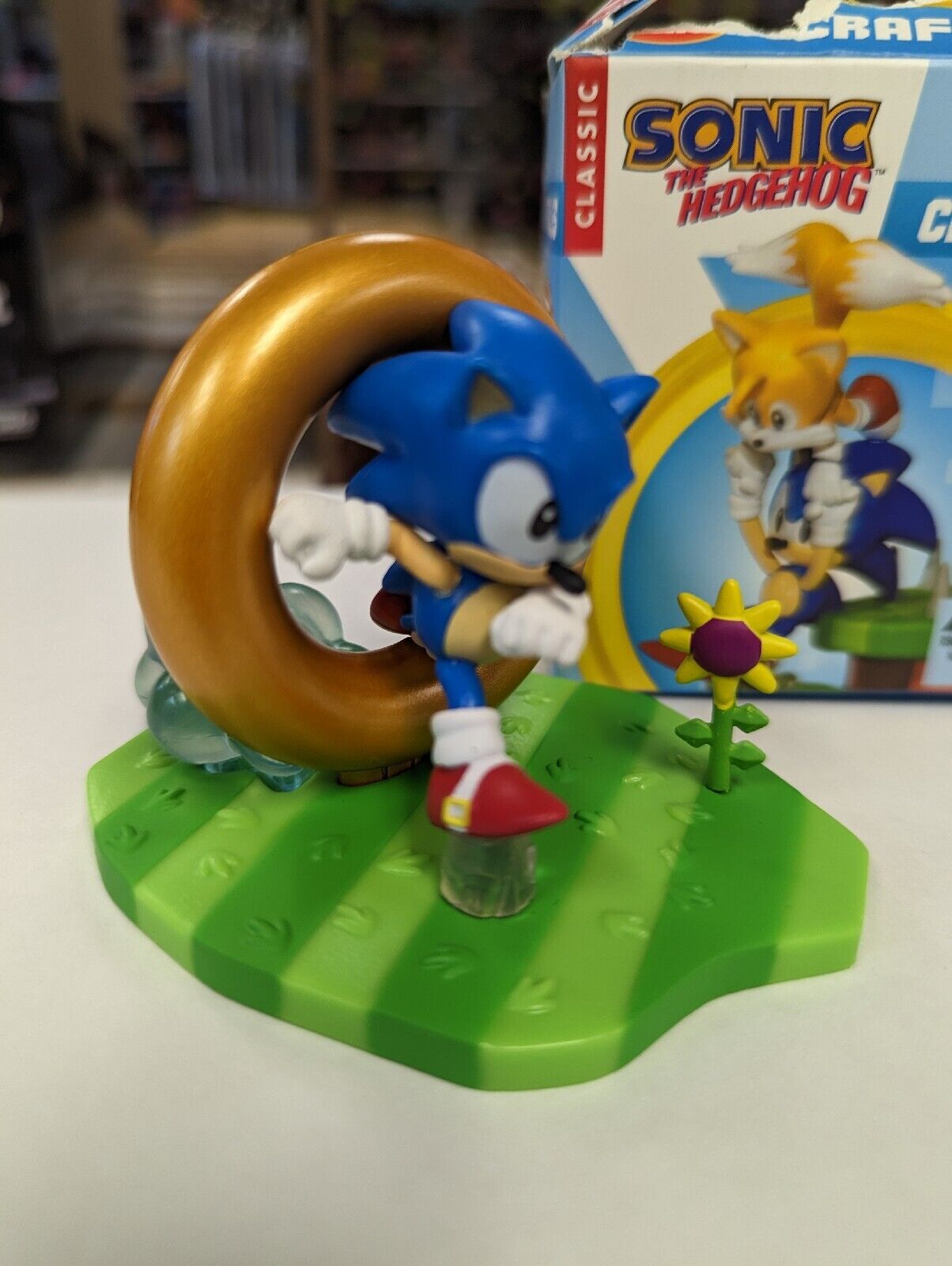Sonic With Ring Sonic Craftables Mystery Figure Just Toys