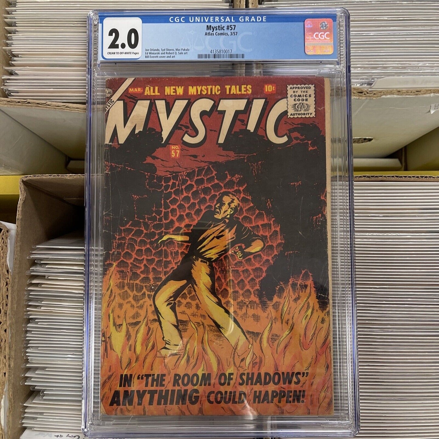 Mystic 57 Atlas Comics 1957 CGC 2.0